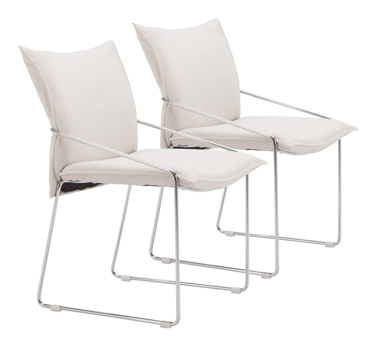 Pola Dining Chair (Set of 2) White - Image 8