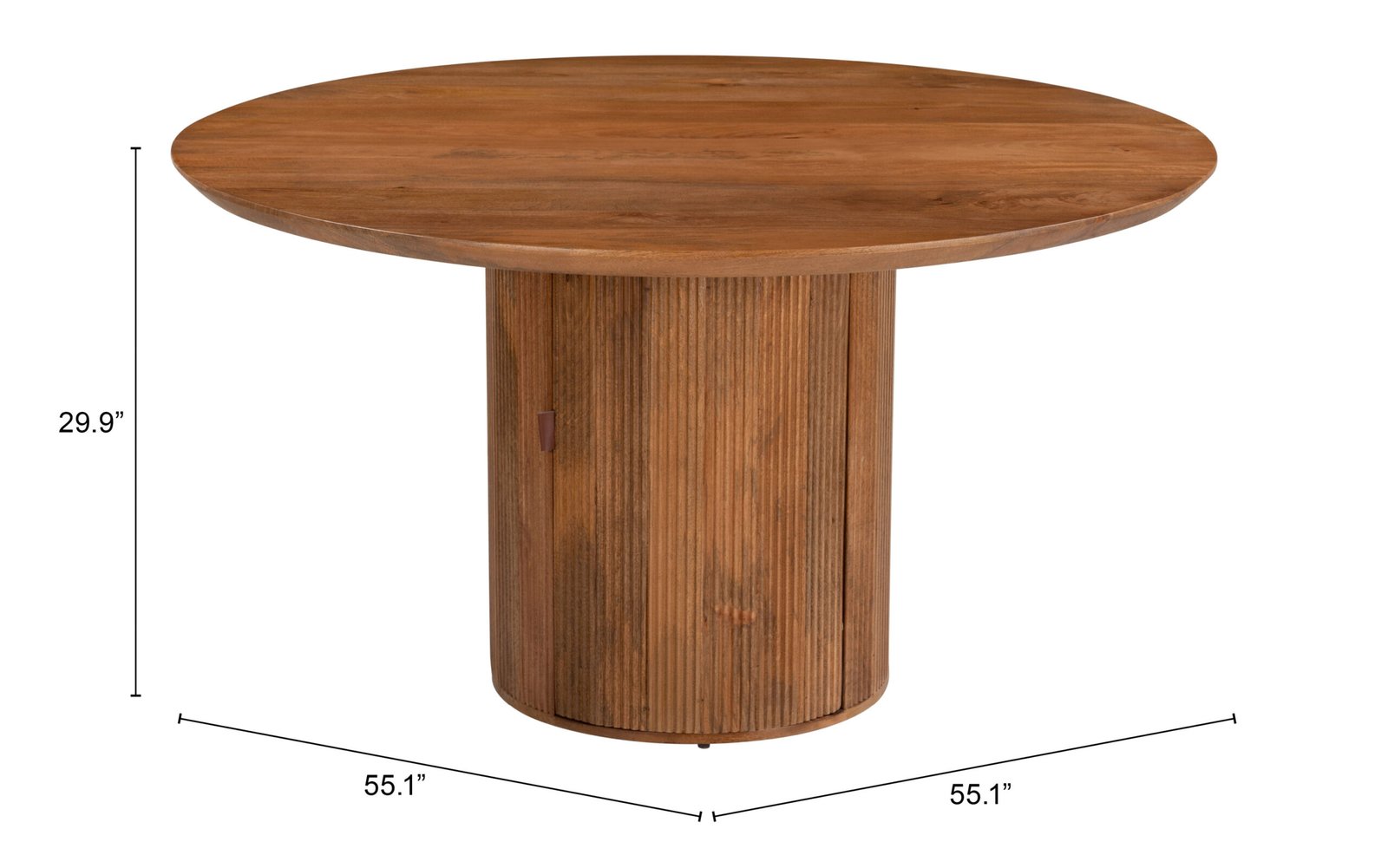 Izola Dining Table Brown - Image 11