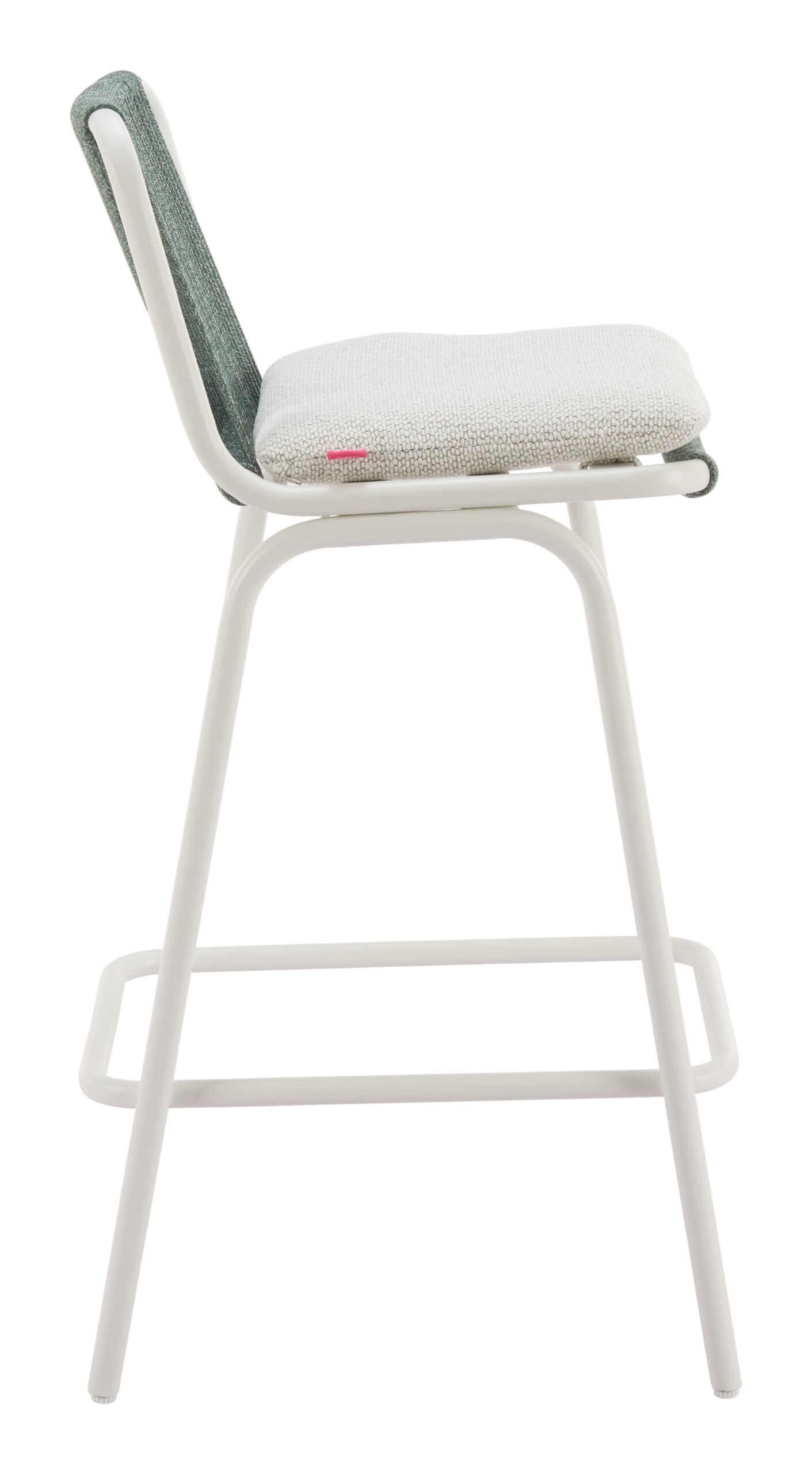 Luft Barstool (Set of 2) White & Green - Image 2