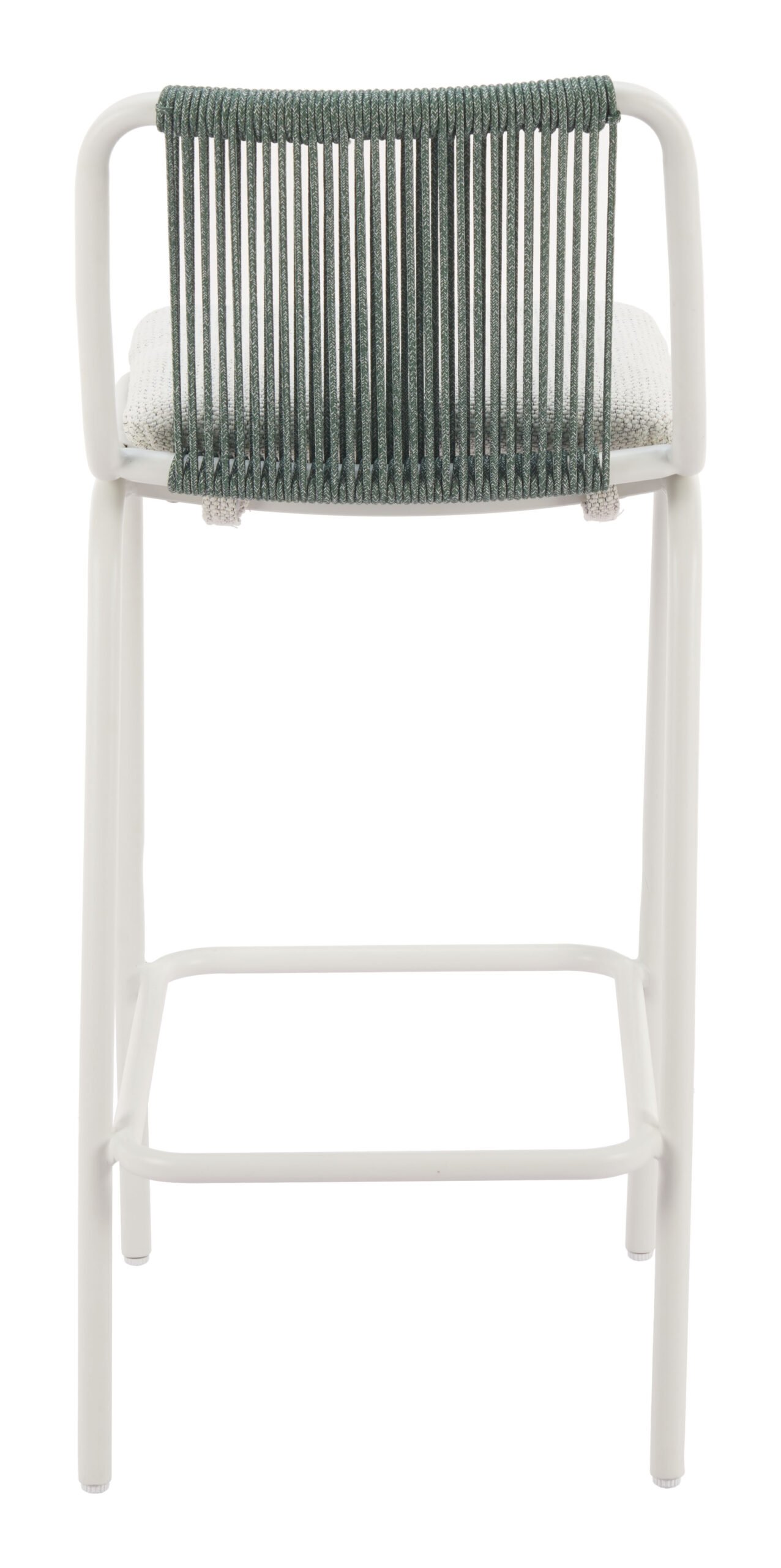 Luft Barstool (Set of 2) White & Green - Image 4