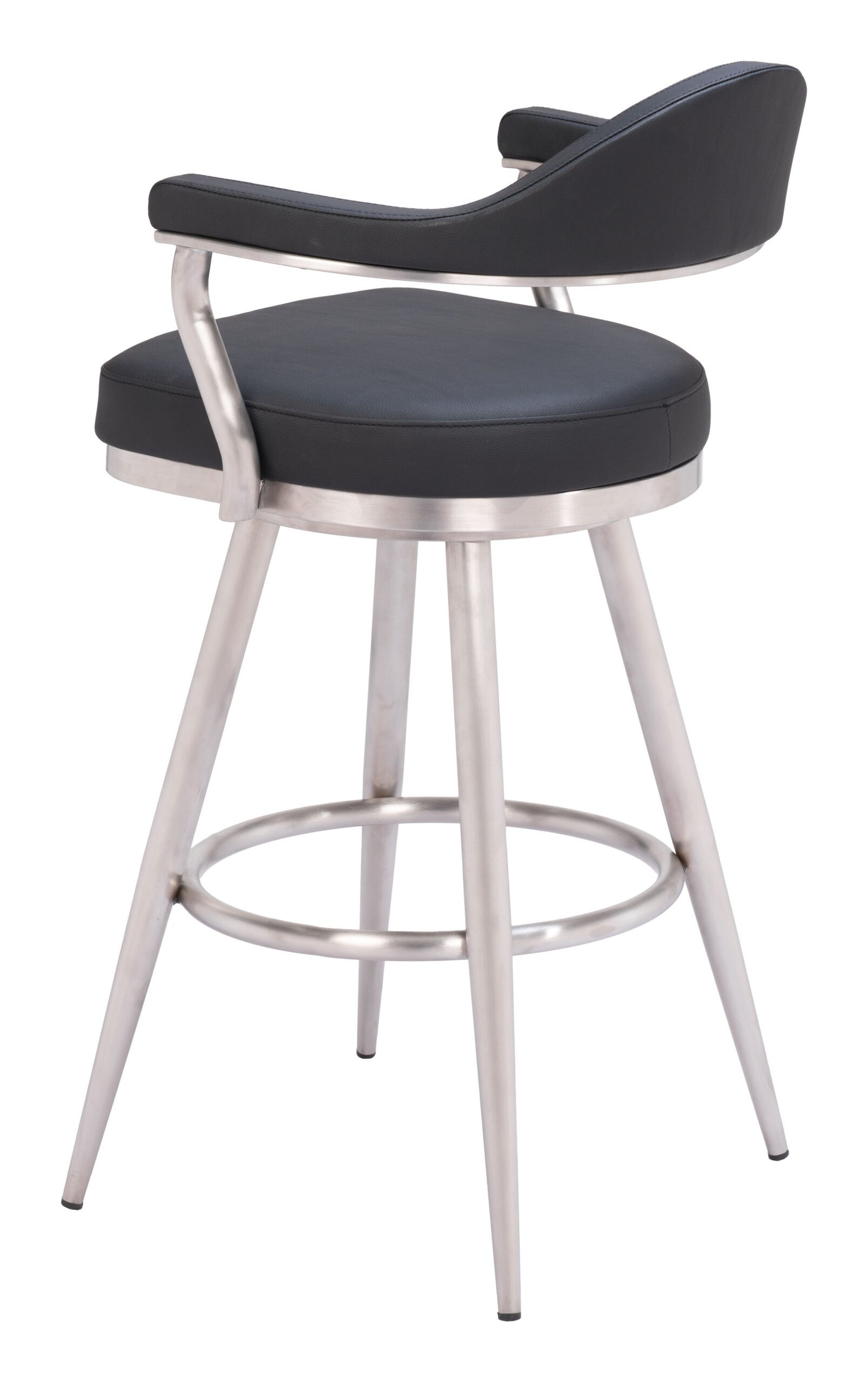 Vagur Swivel Barstool Black - Image 6