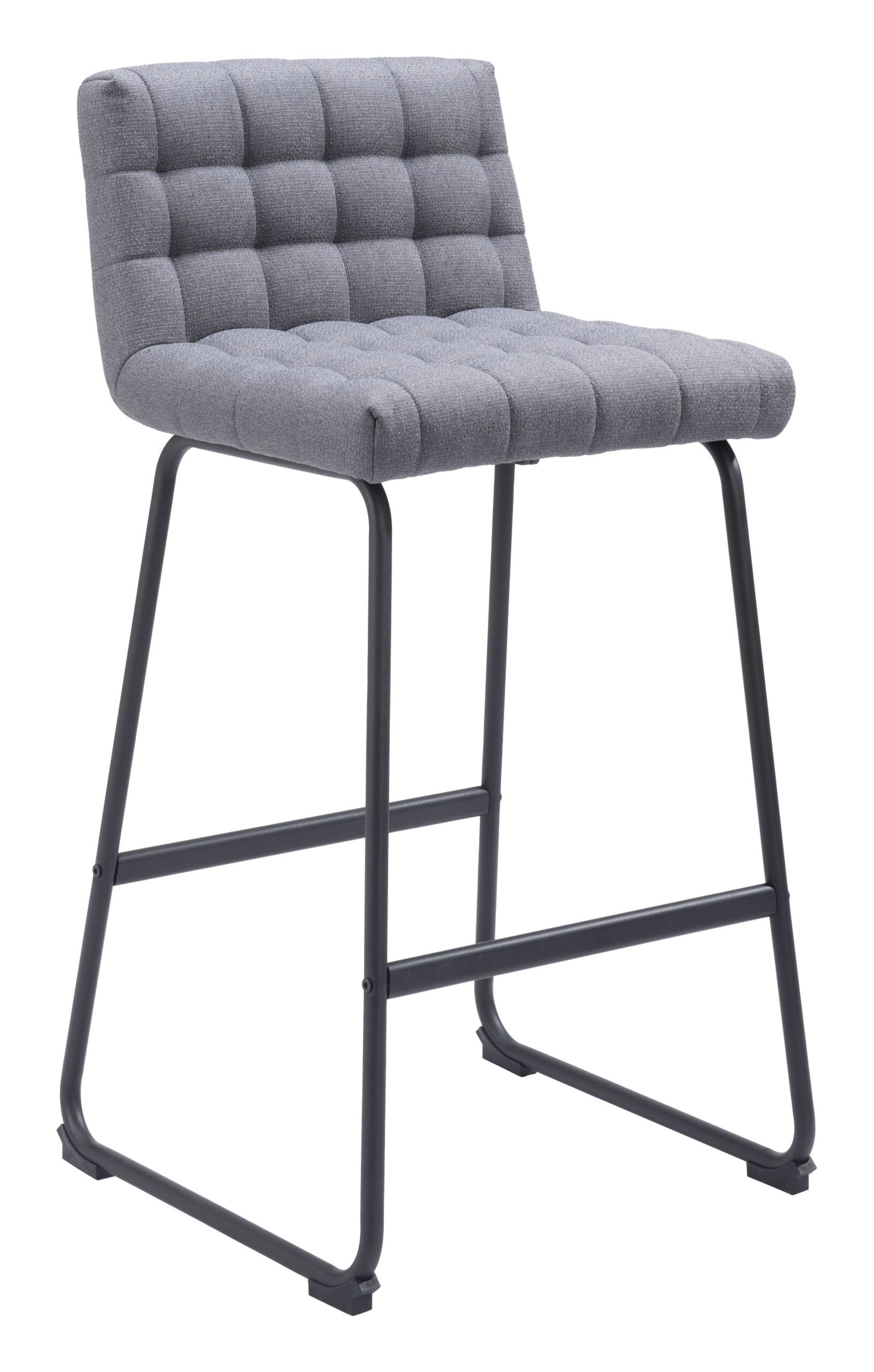 Pago Barstool (Set of 2) Gray - Image 2