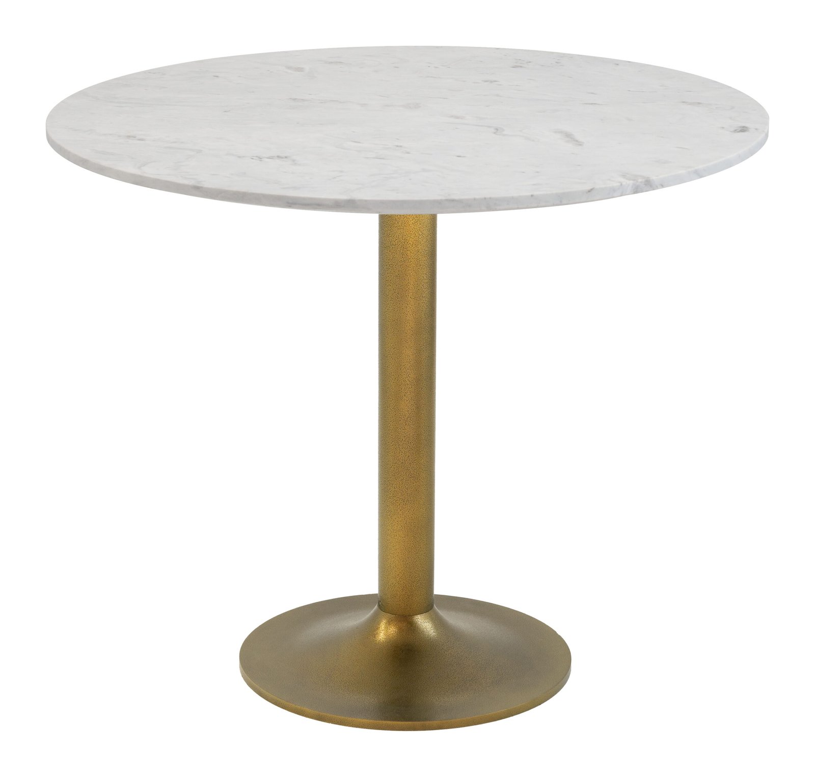 Fullerton Dining Table White & Gold - Image 2