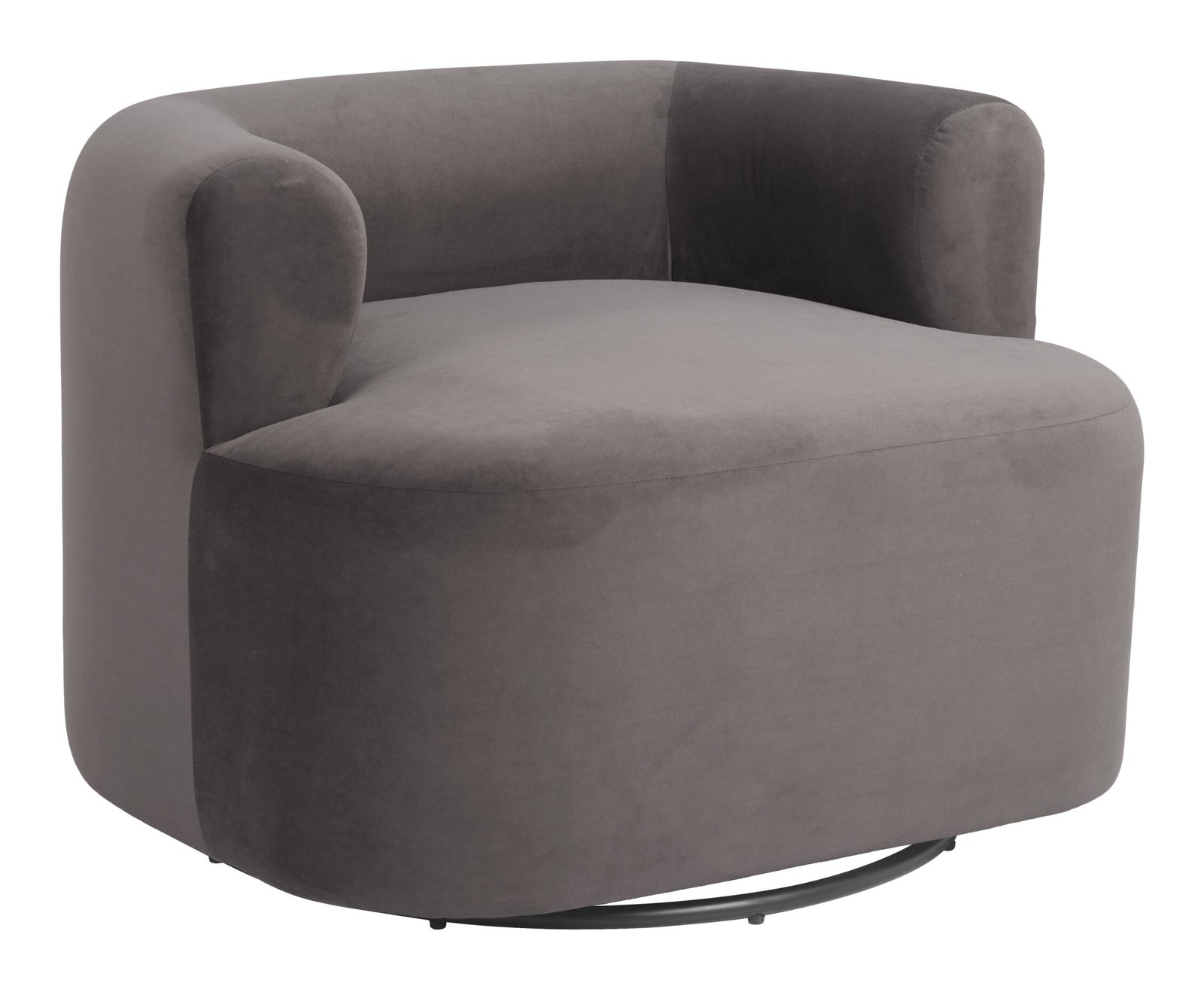 Mugav Swivel Chair Gray - Image 6