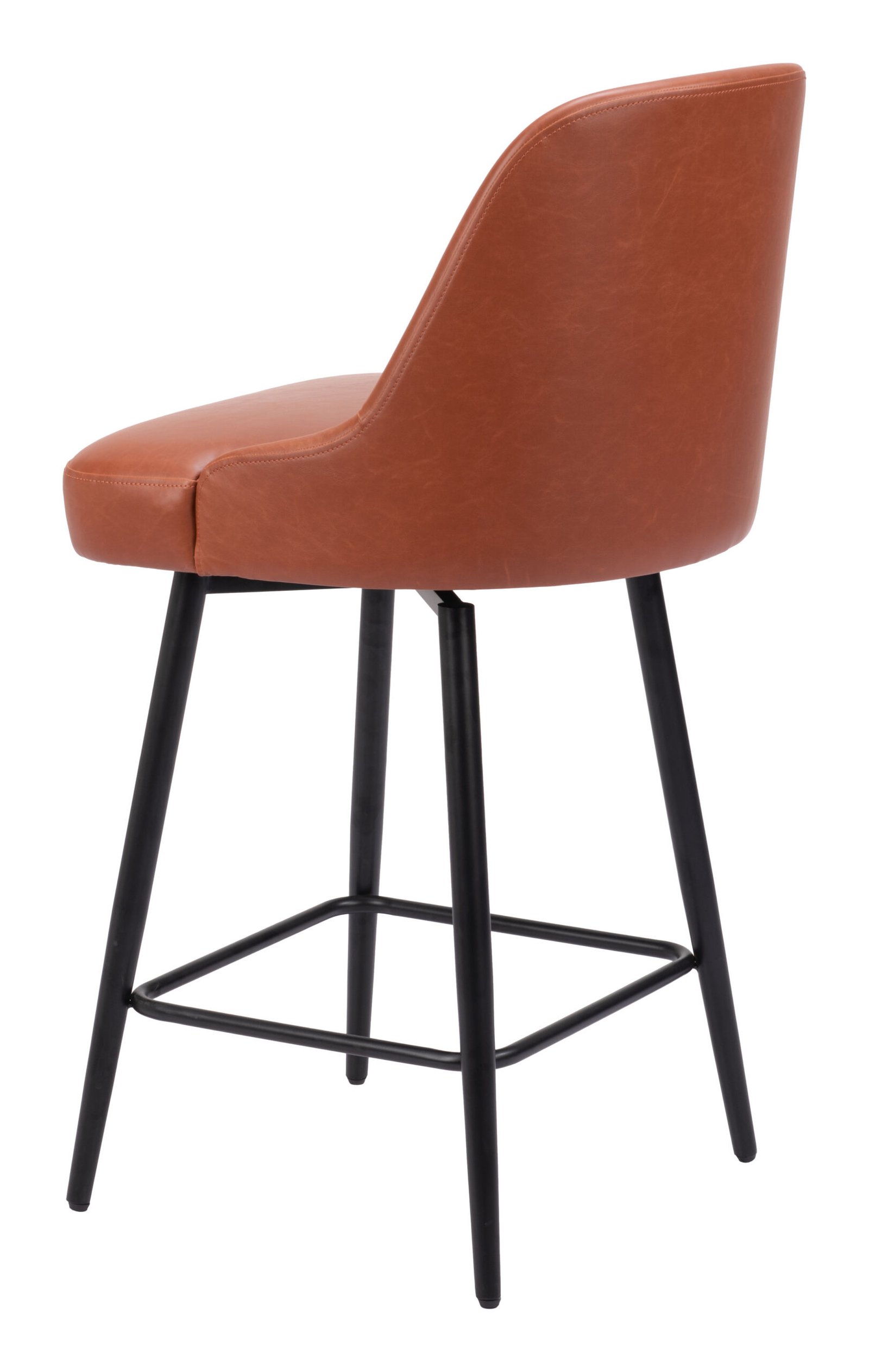 Keppel Swivel Counter Stool Brown - Image 6