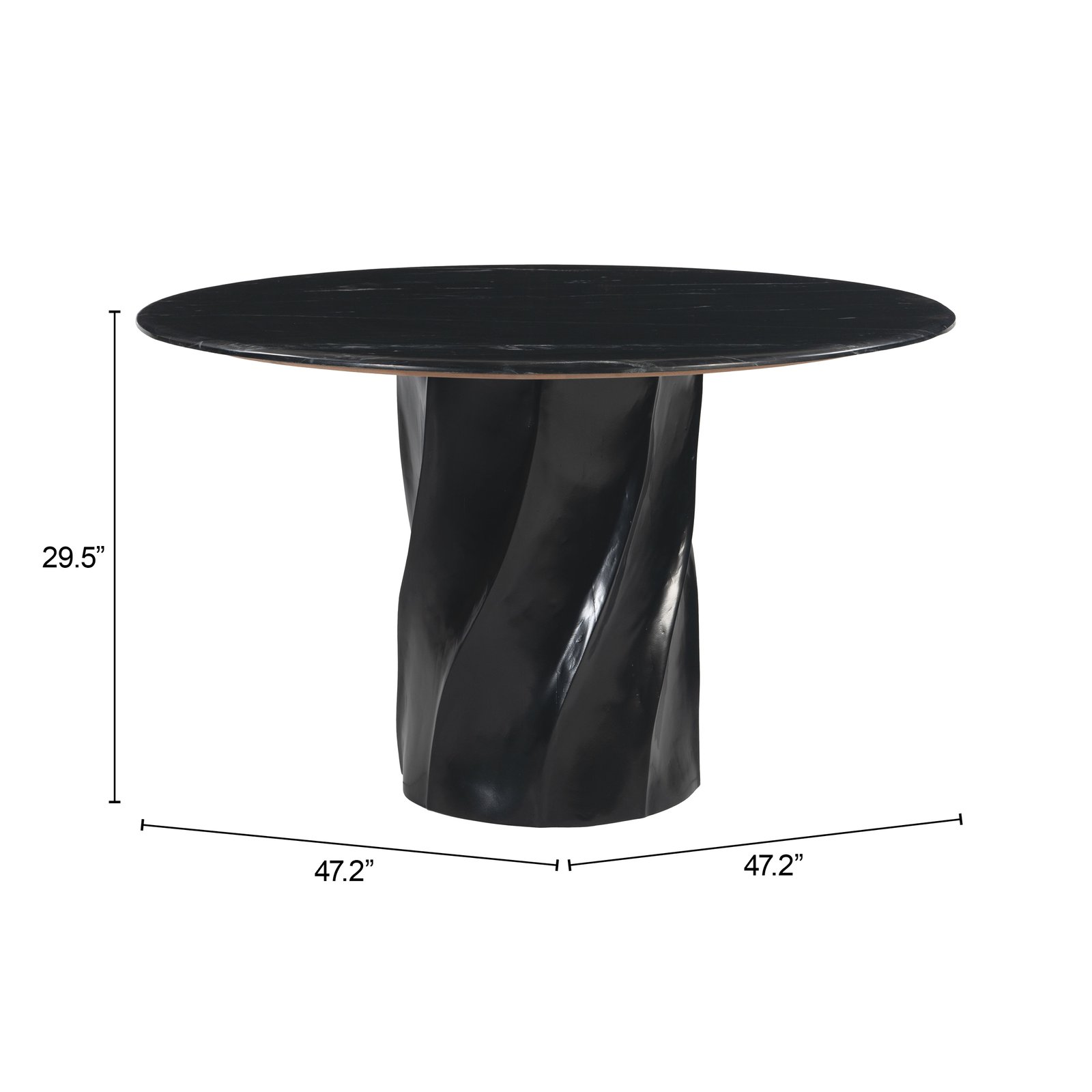Kuro Dining Table Black - Image 5