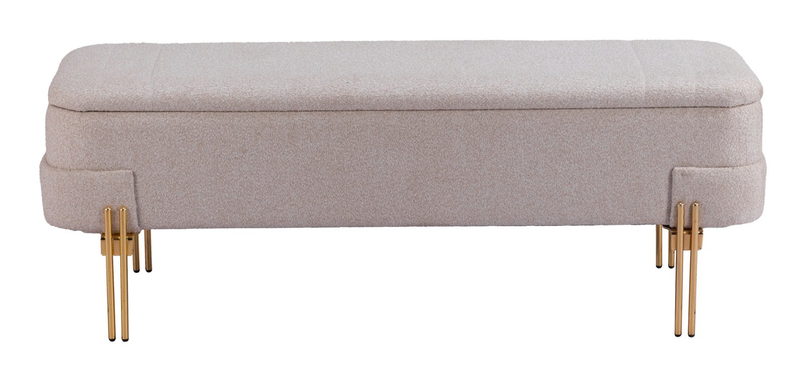 Lebreton Storage Bench Oatmeal Beige - Image 5