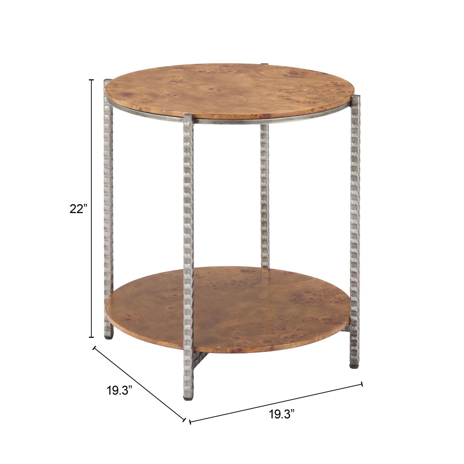 Adna Side Table Brown - Image 7