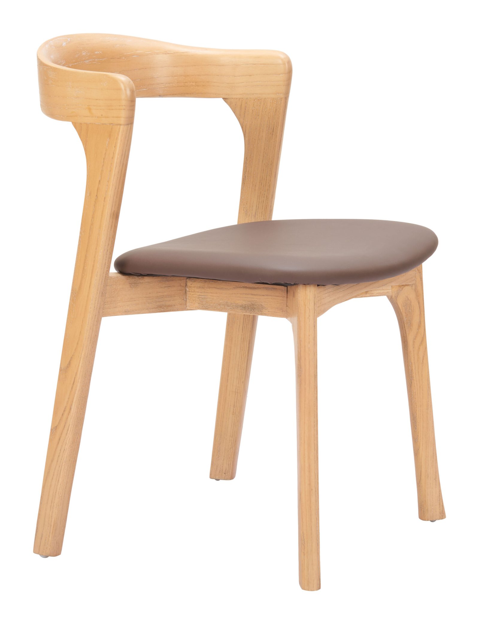 Pioro Dining Chair (Set of 2) Brown & Natural - Image 3