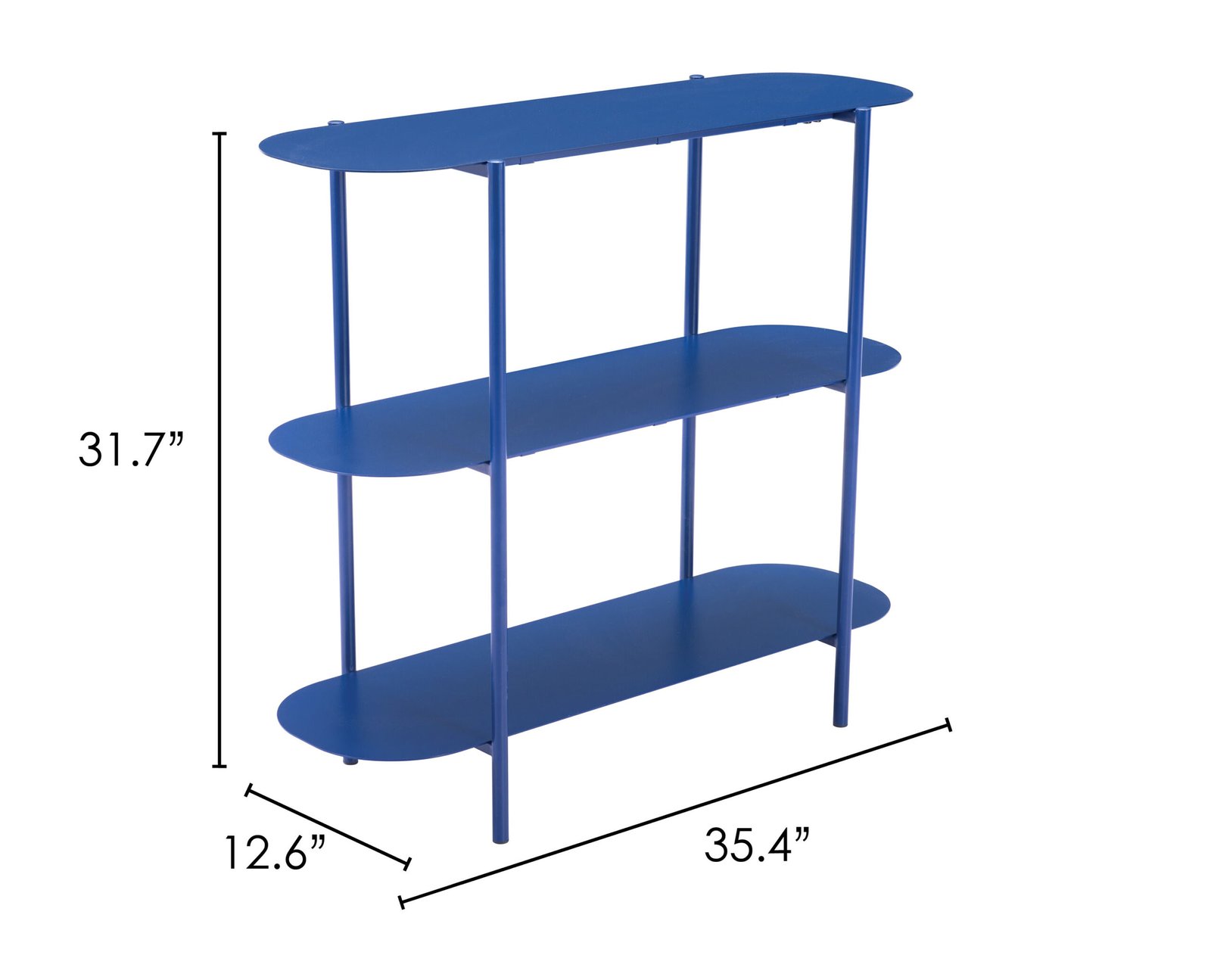 Tre Console Table Blue - Image 9