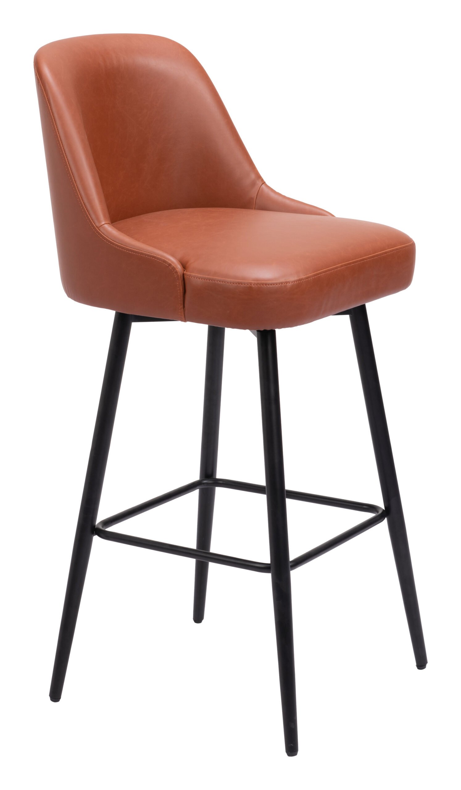Keppel Swivel Barstool Brown - Image 2