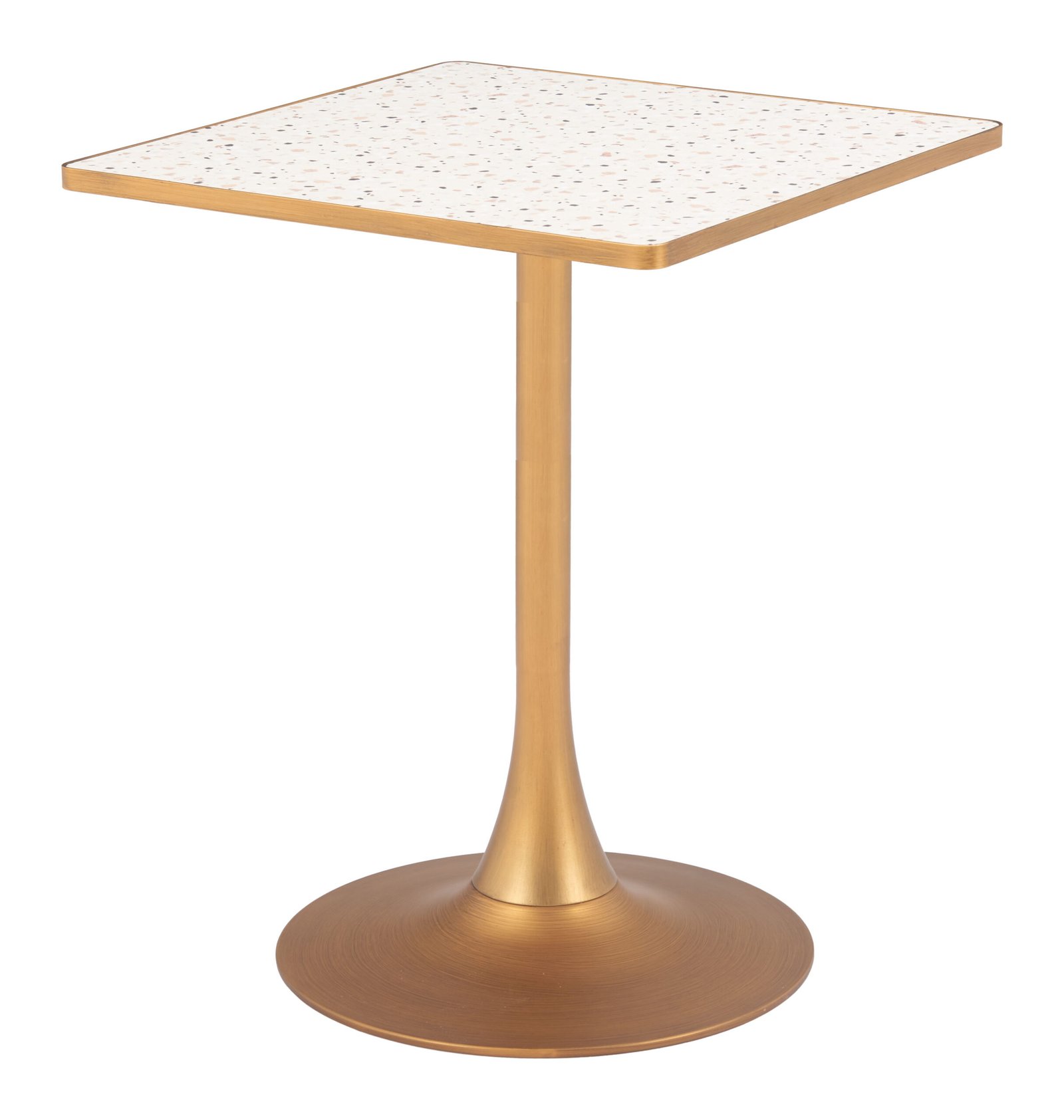 Spot Bistro Table Beige & Gold - Image 4