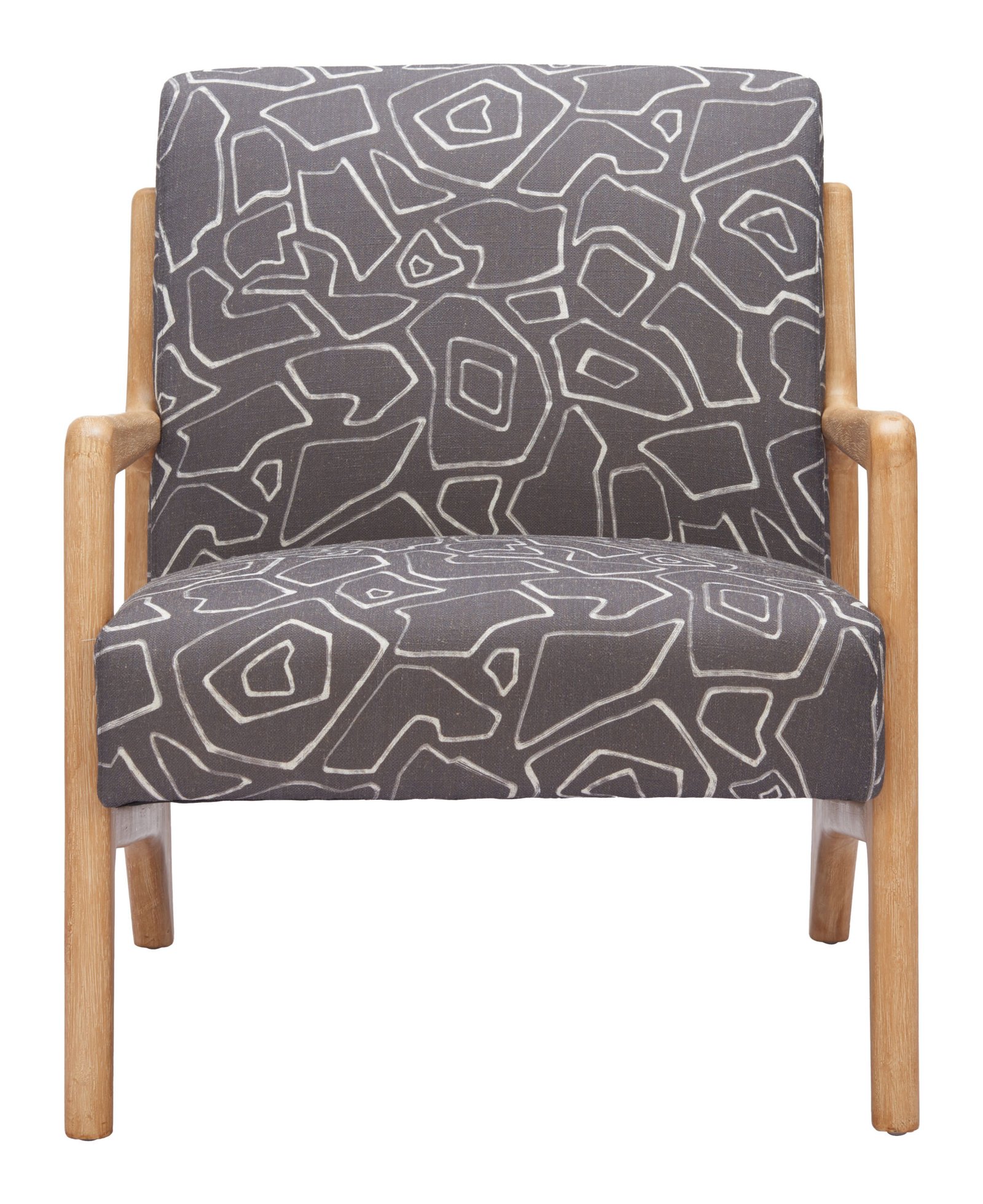 Runa Accent Chair Gray & Natural - Image 3
