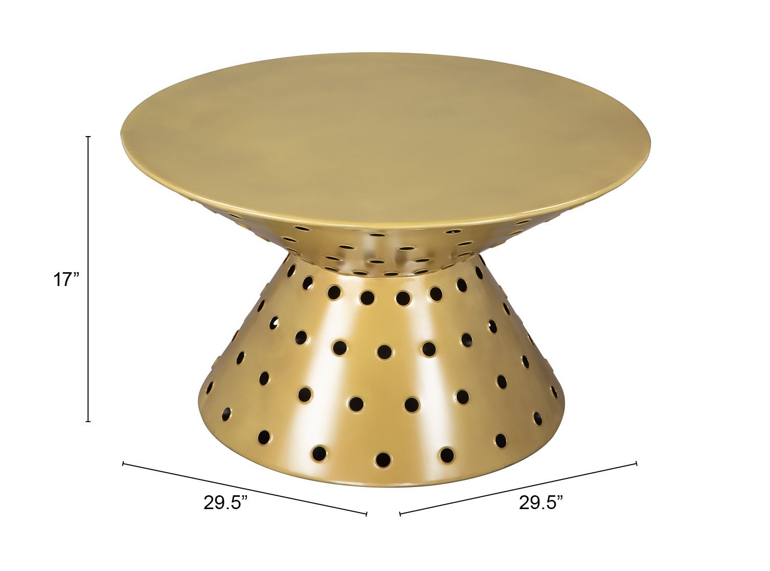 Electron Coffee Table Gold - Image 9