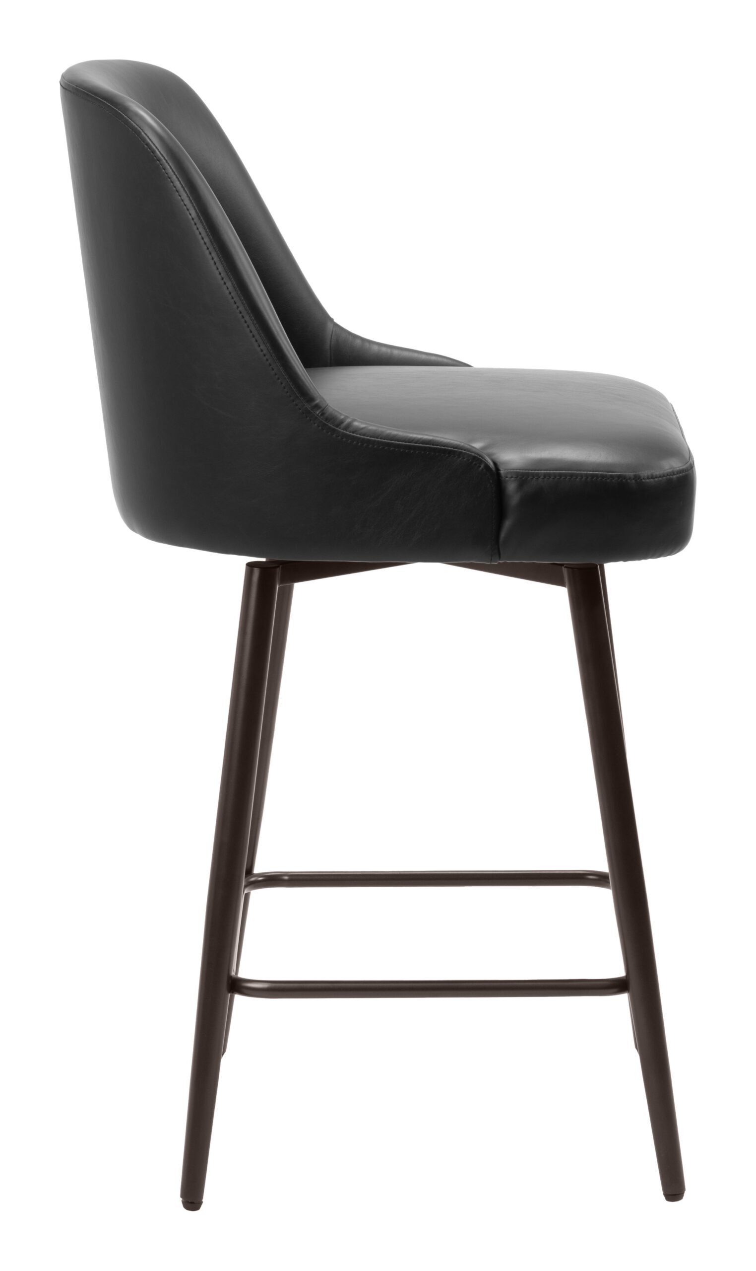 Keppel Swivel Counter Stool Black & Bronze - Image 3