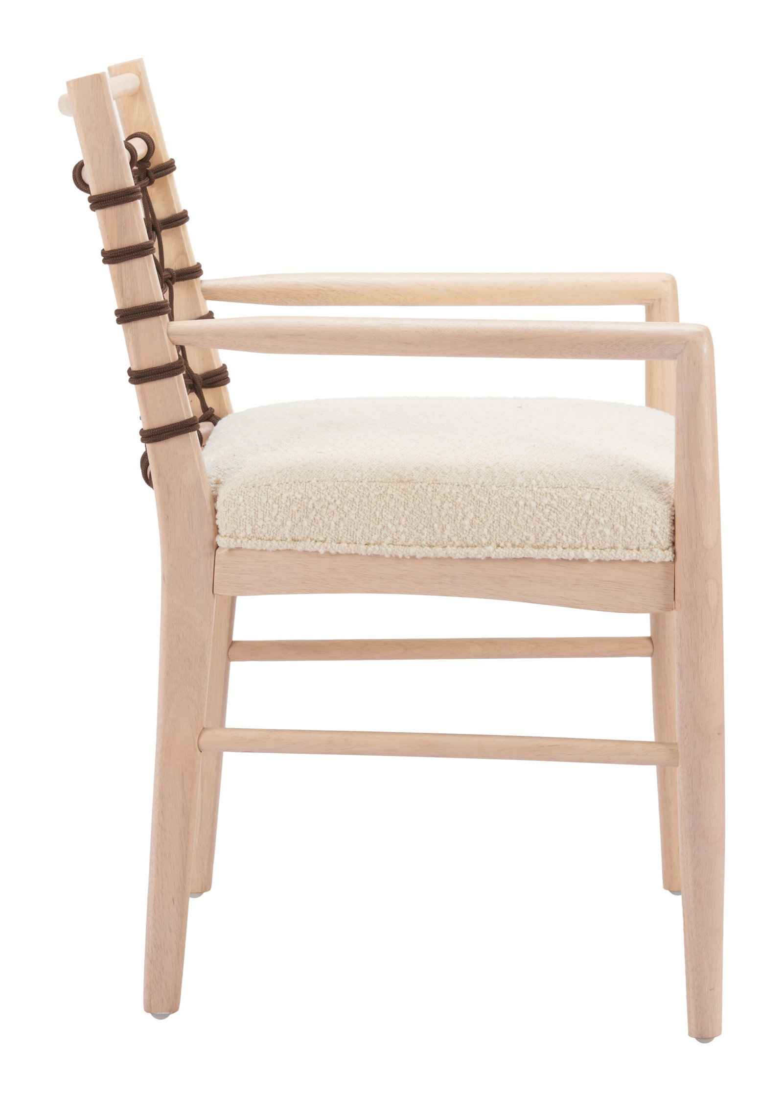 Wezly Dining Chair (Set of 2) Ivory - Image 2