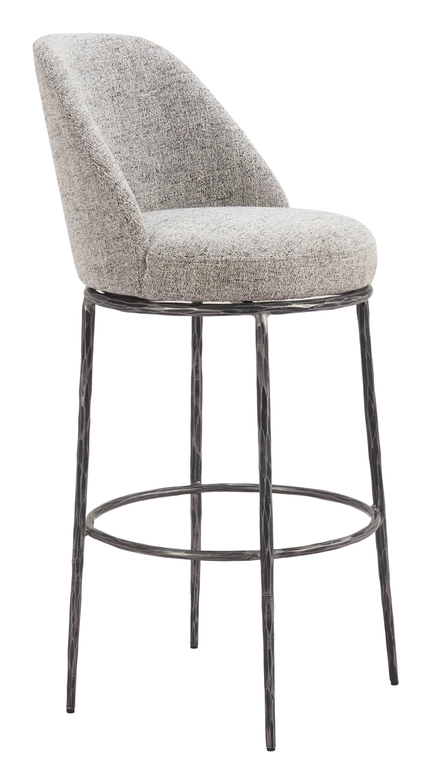 Nordhavn Swivel Barstool Gray - Image 2