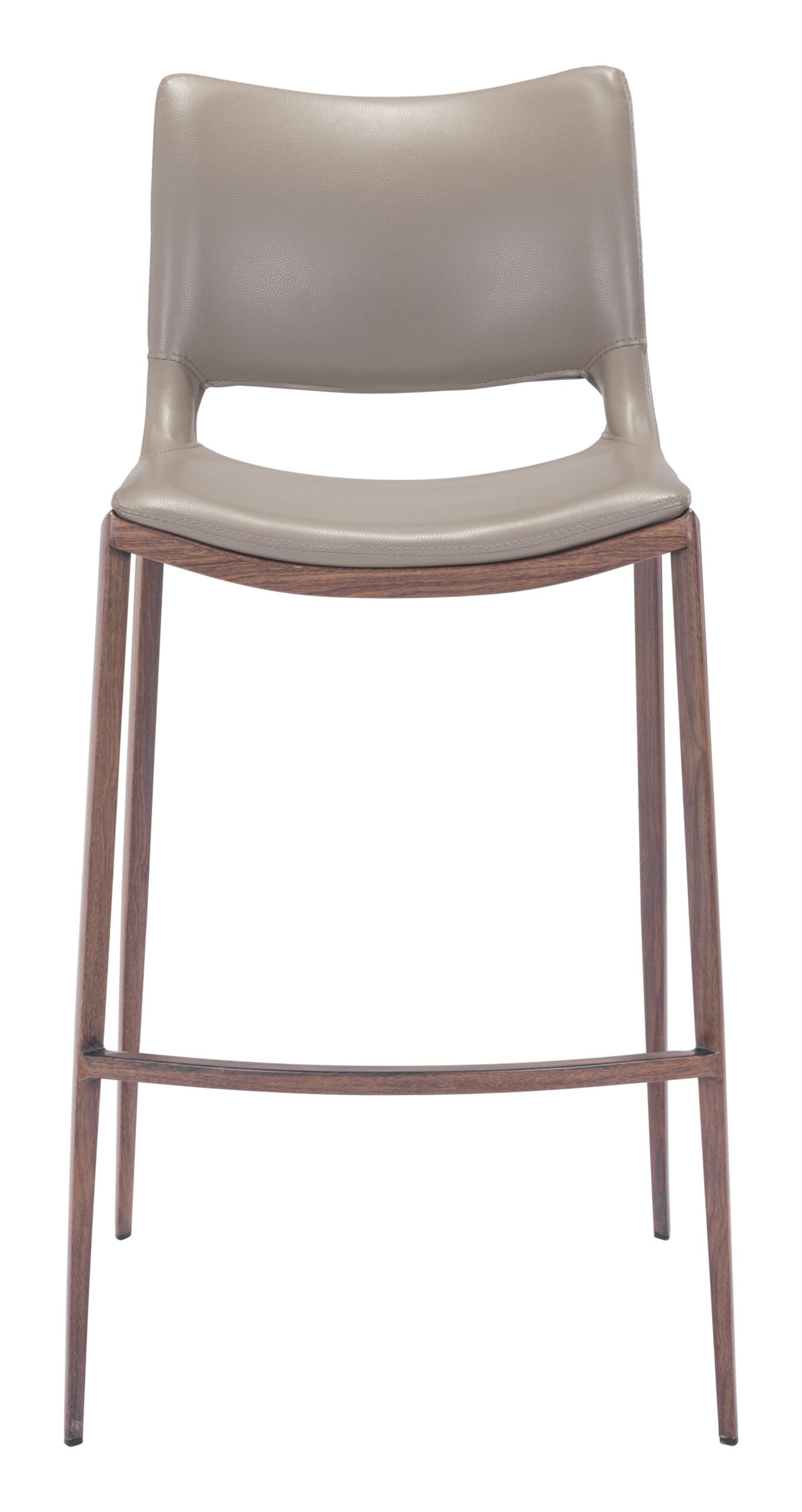 Ace Barstool (Set of 2) Brown & Walnut - Image 7