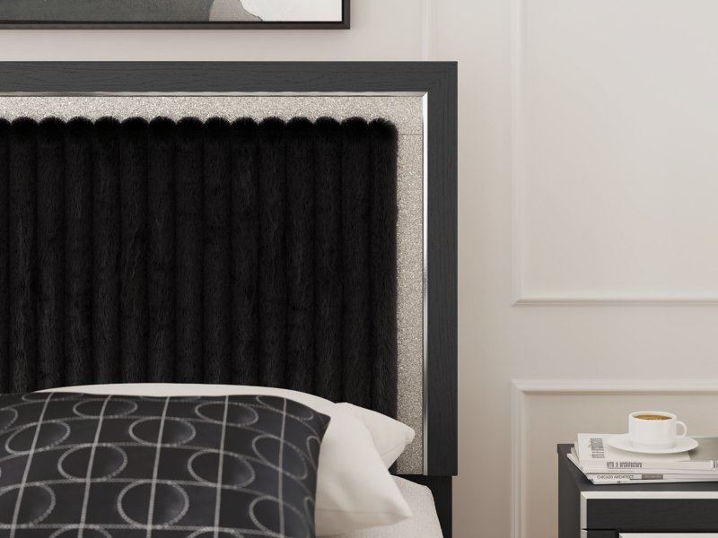 Ravalori King Upholstered Panel Platform Storage Bed - Image 10