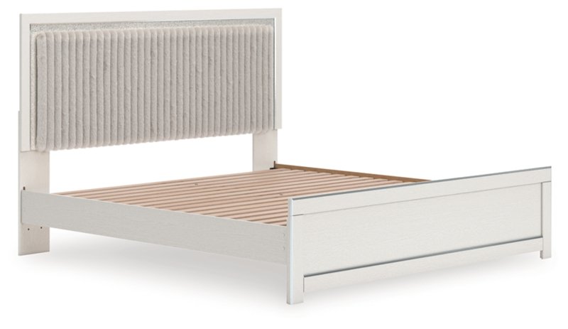 Ravalori King Upholstered Panel Platform Bed - Image 3