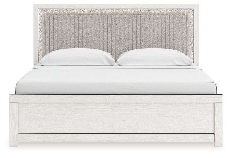 Ravalori King Upholstered Panel Platform Bed - Image 5