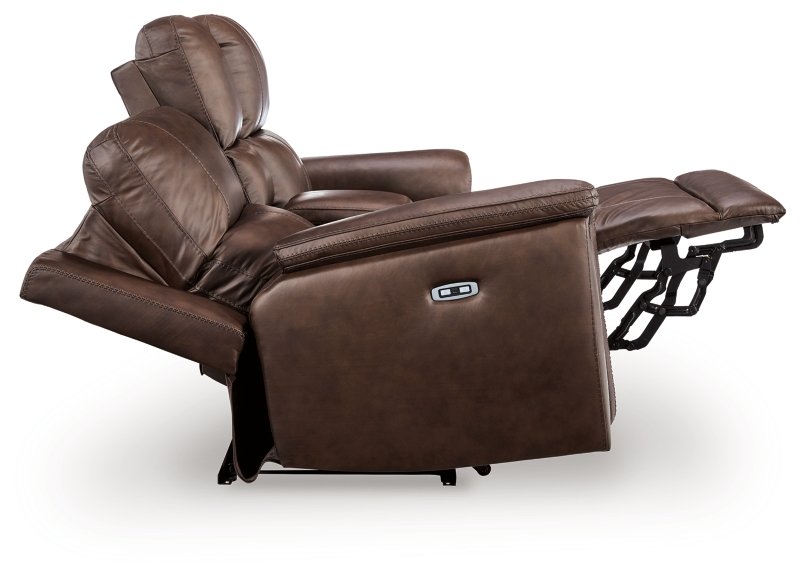 Burnley Power Reclining Loveseat with Console - Image 5