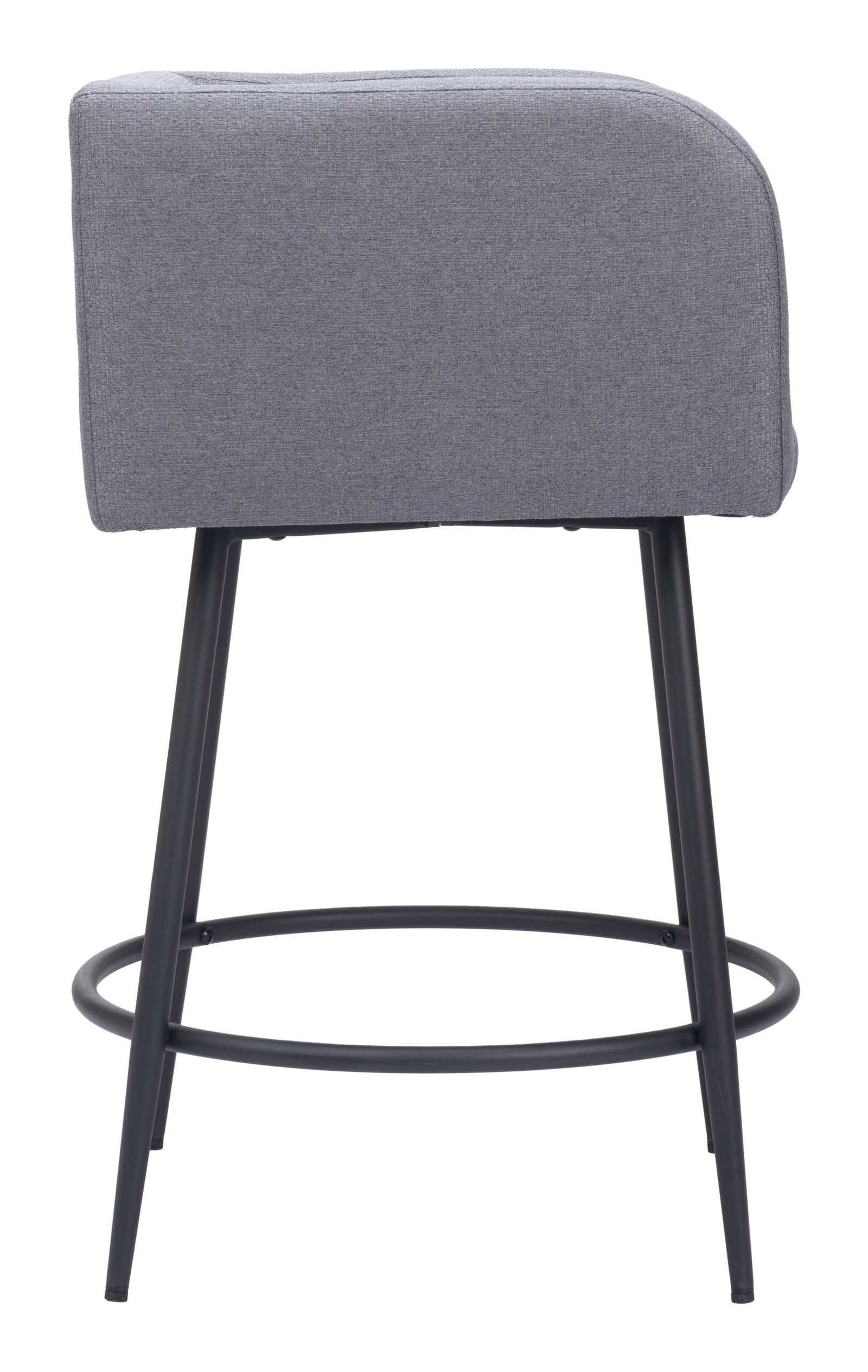 Horbat Counter Stool (Set of 2) Gray - Image 2