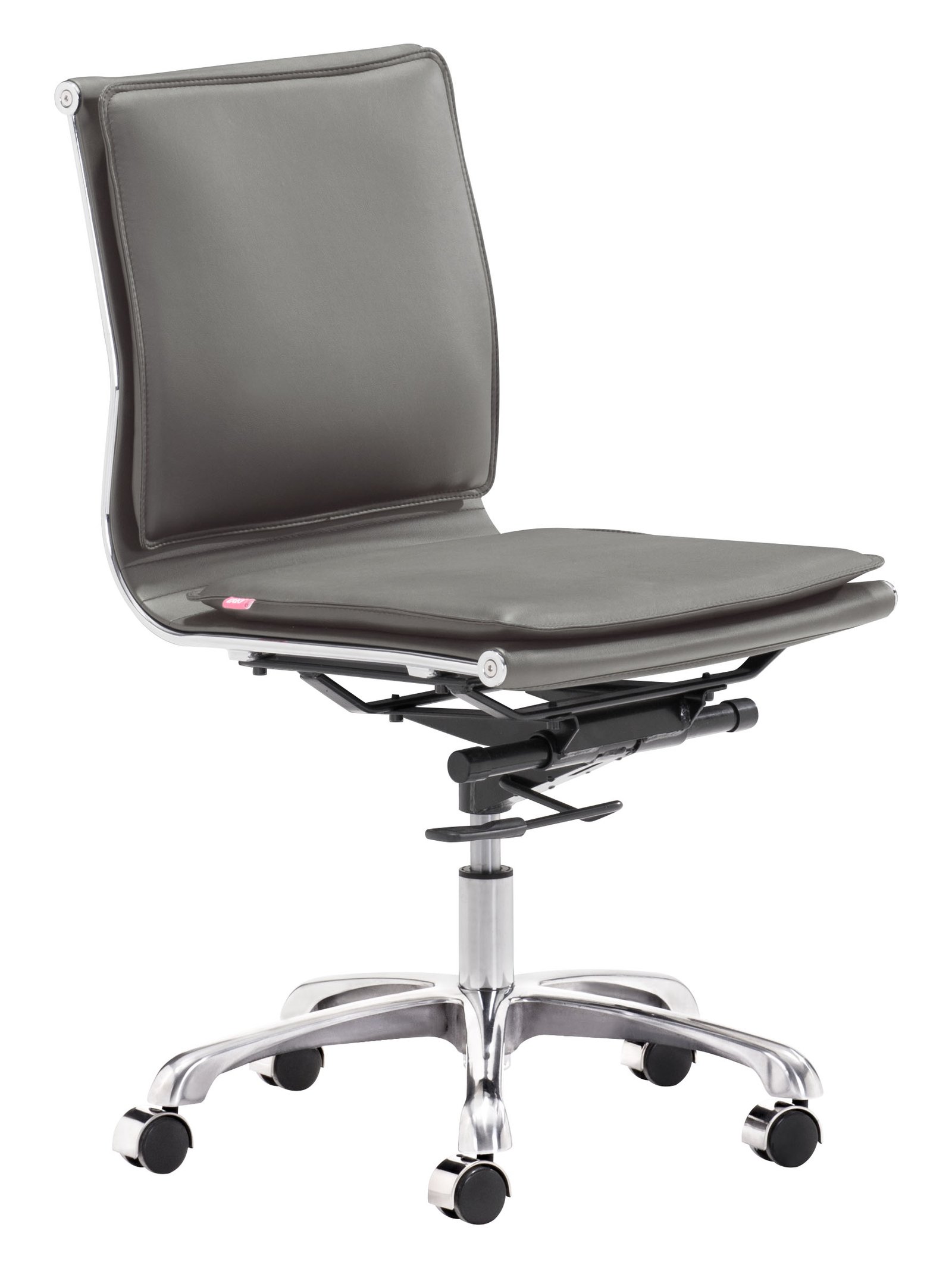 Lider Plus Armless Office Chair Gray - Image 4