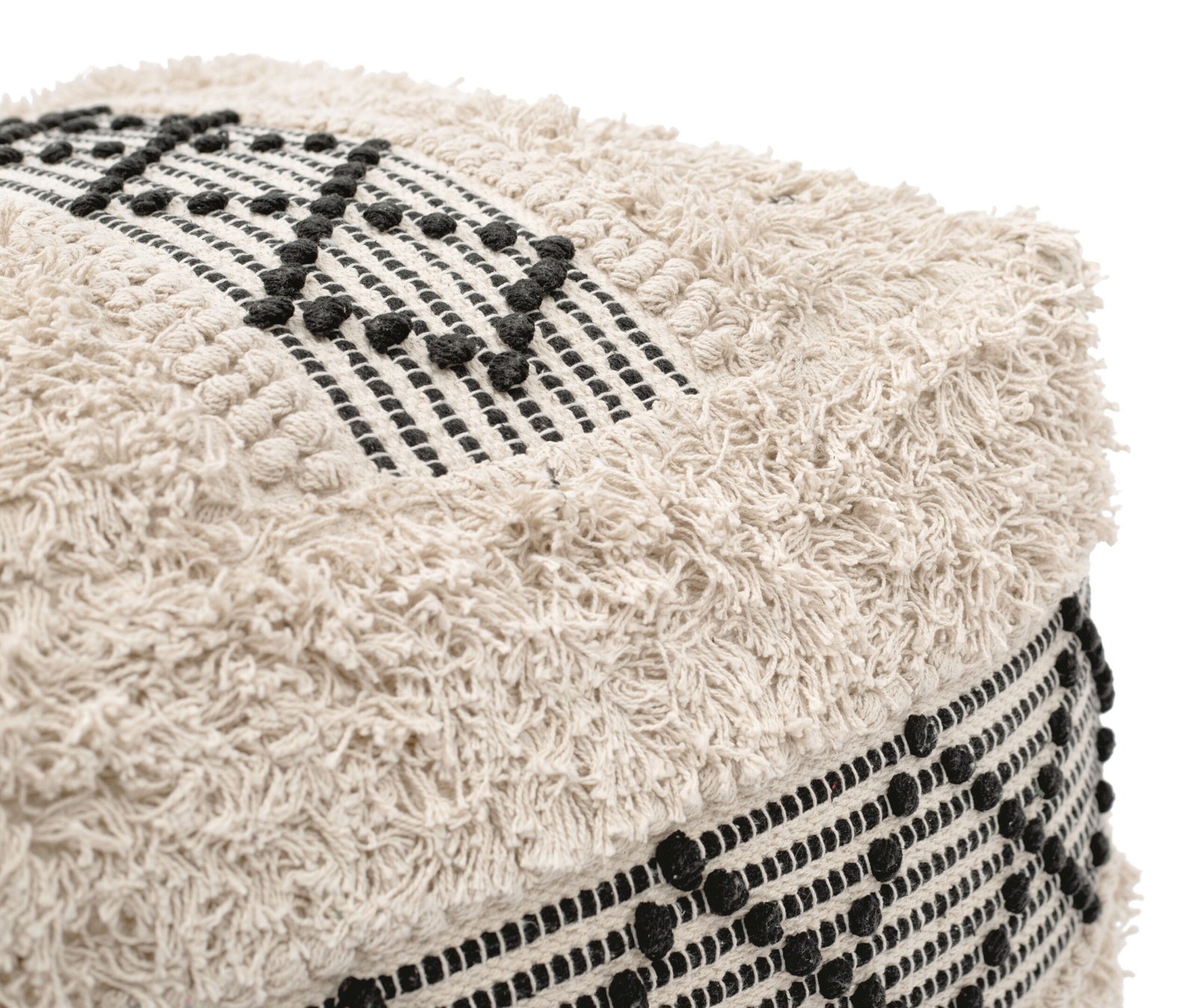 Pisco Ottoman Beige & Black - Image 5
