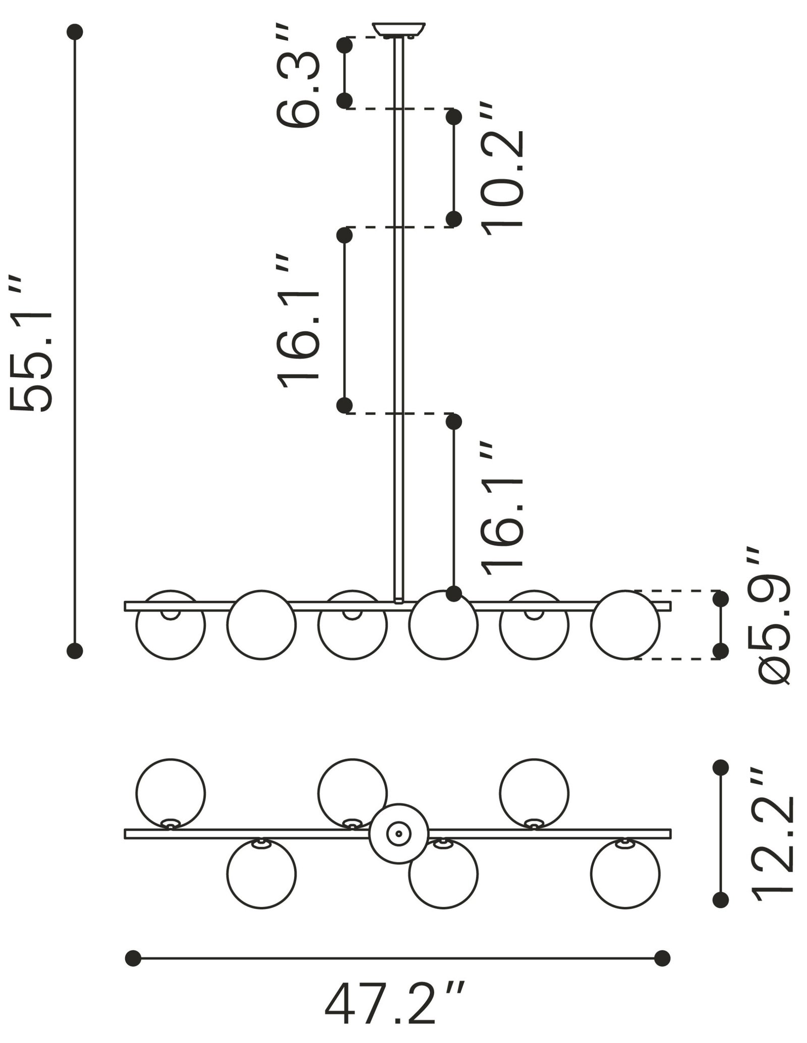 Keyoz Ceiling Lamp Black - Image 12