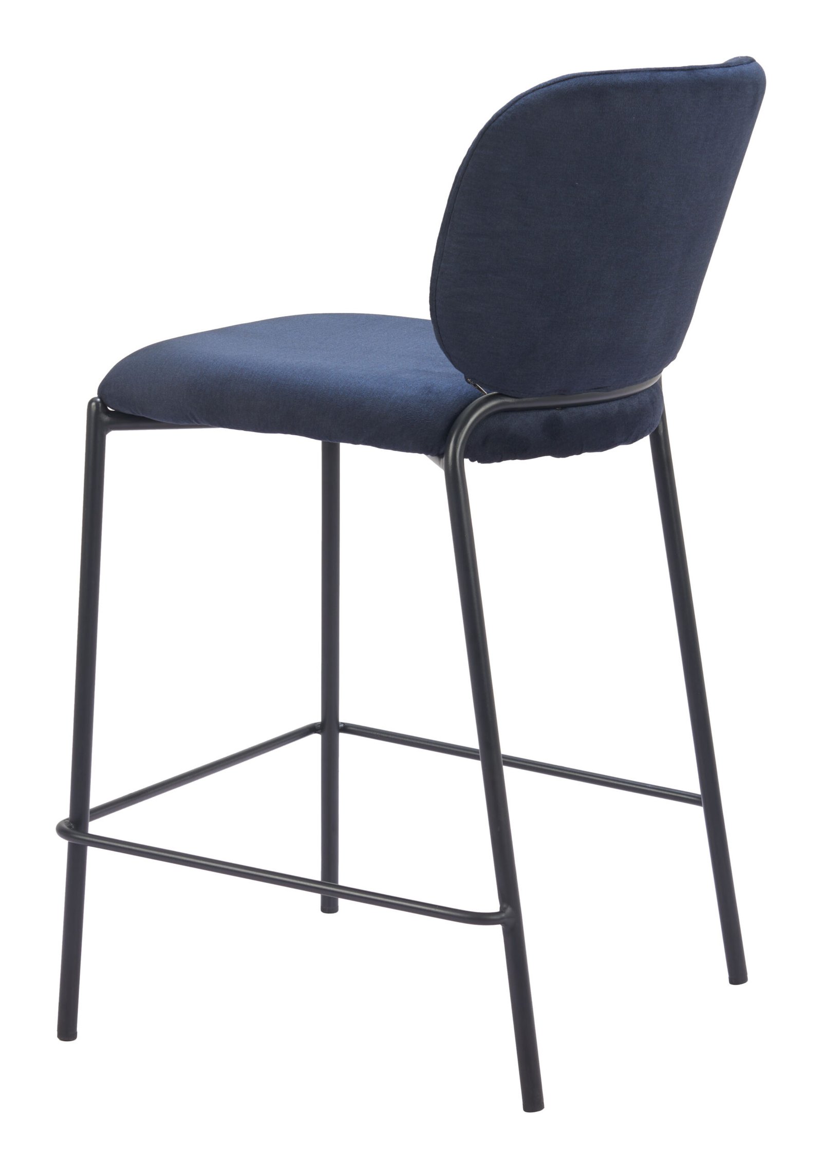 Plat Counter Stool (Set of 2) Blue - Image 5