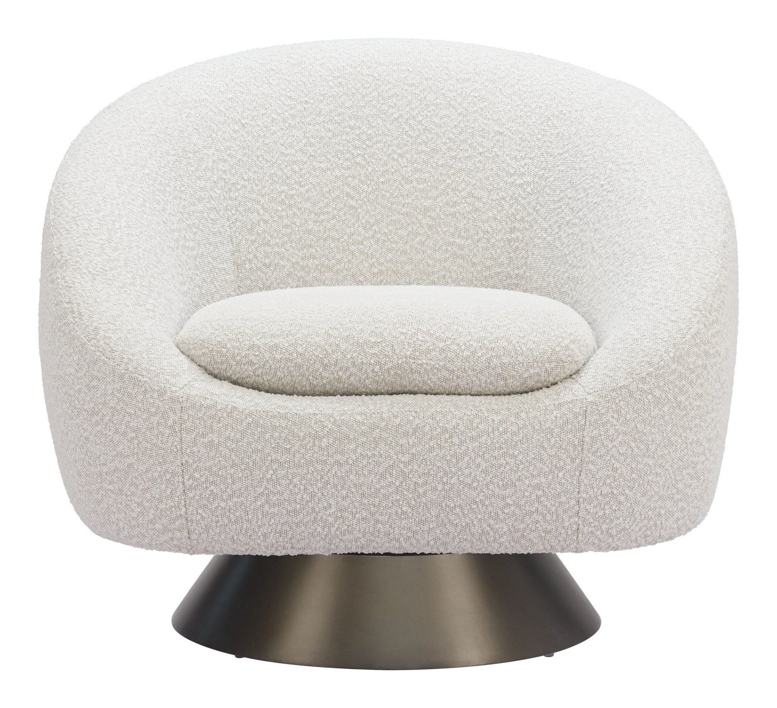 Modan Swivel Chair Misty Gray - Image 3
