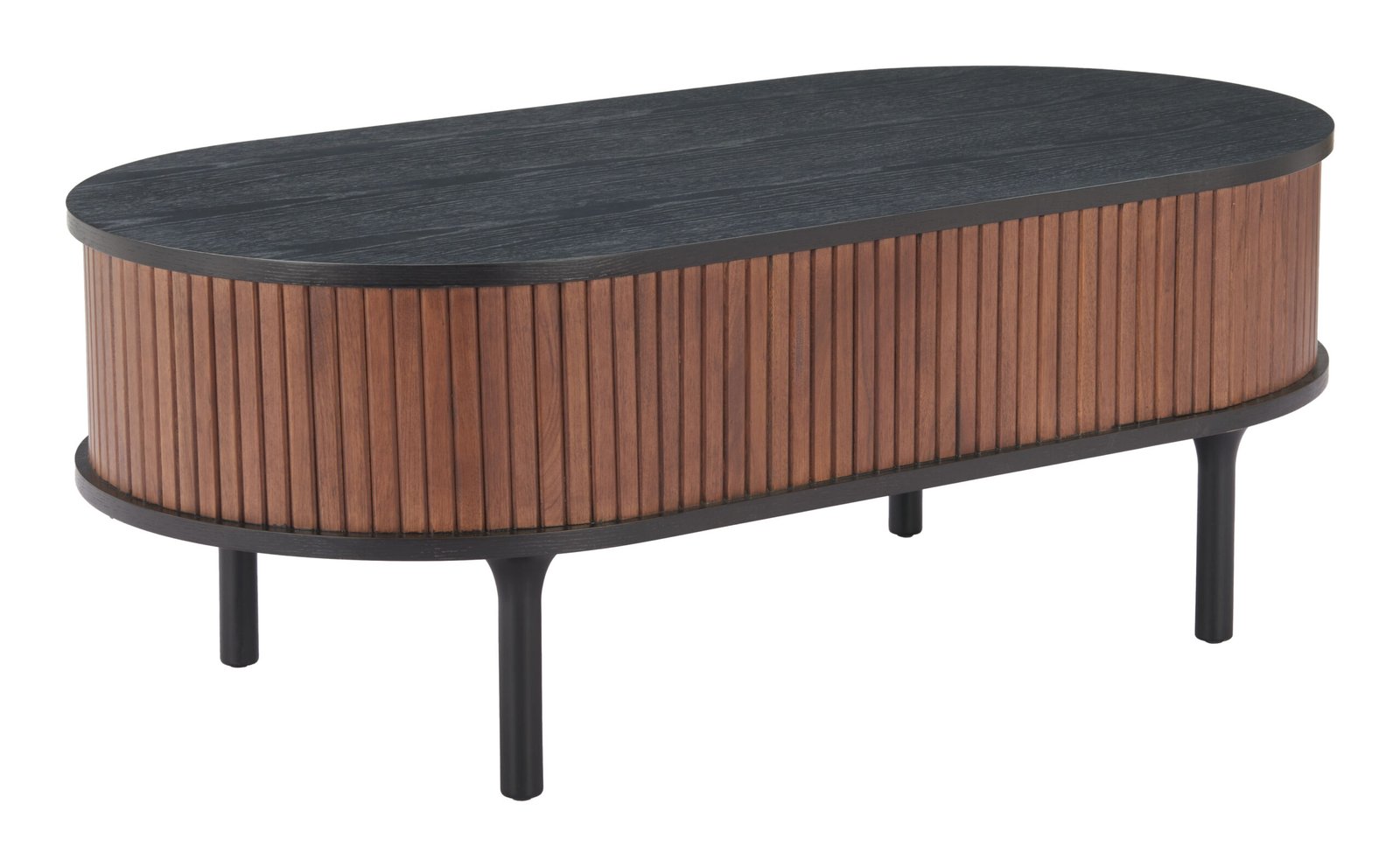 Koriana Coffee Table Black & Walnut - Image 5