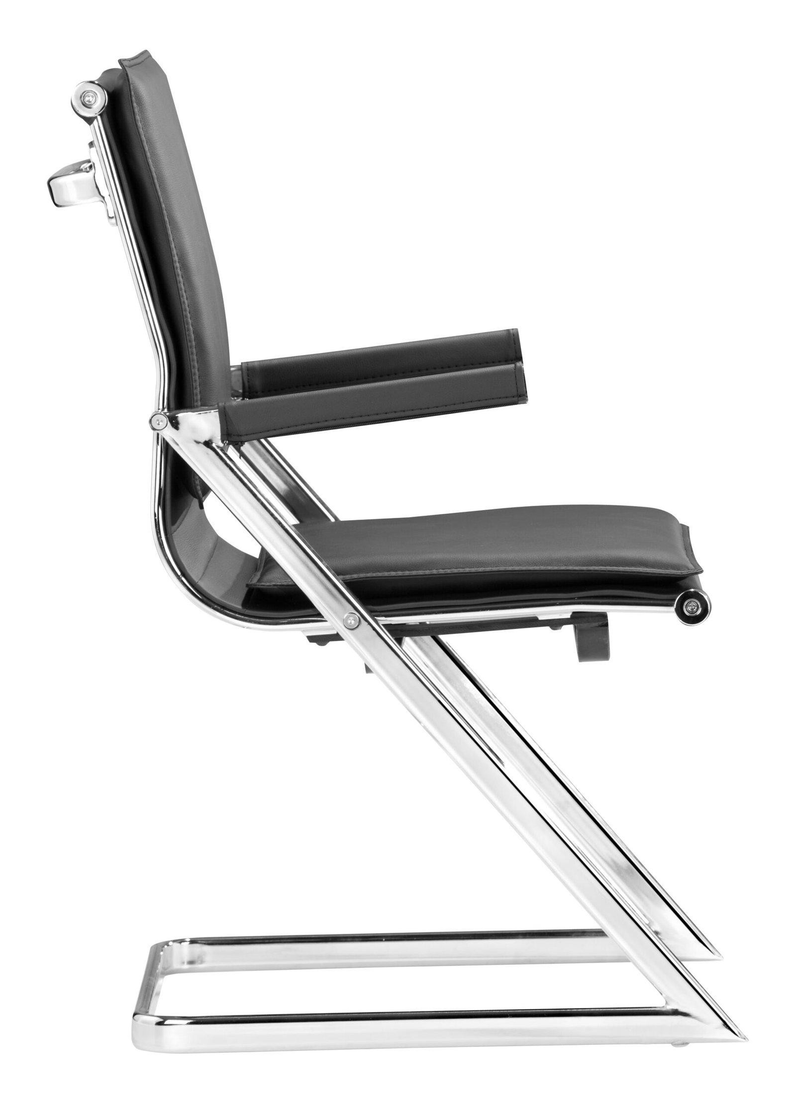 Lider Plus Conference Chair (Set of 2) Black - Image 4