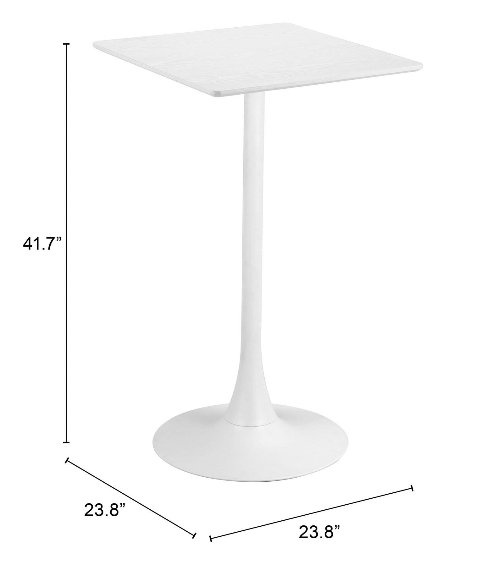 Valleta Bar Table White - Image 7