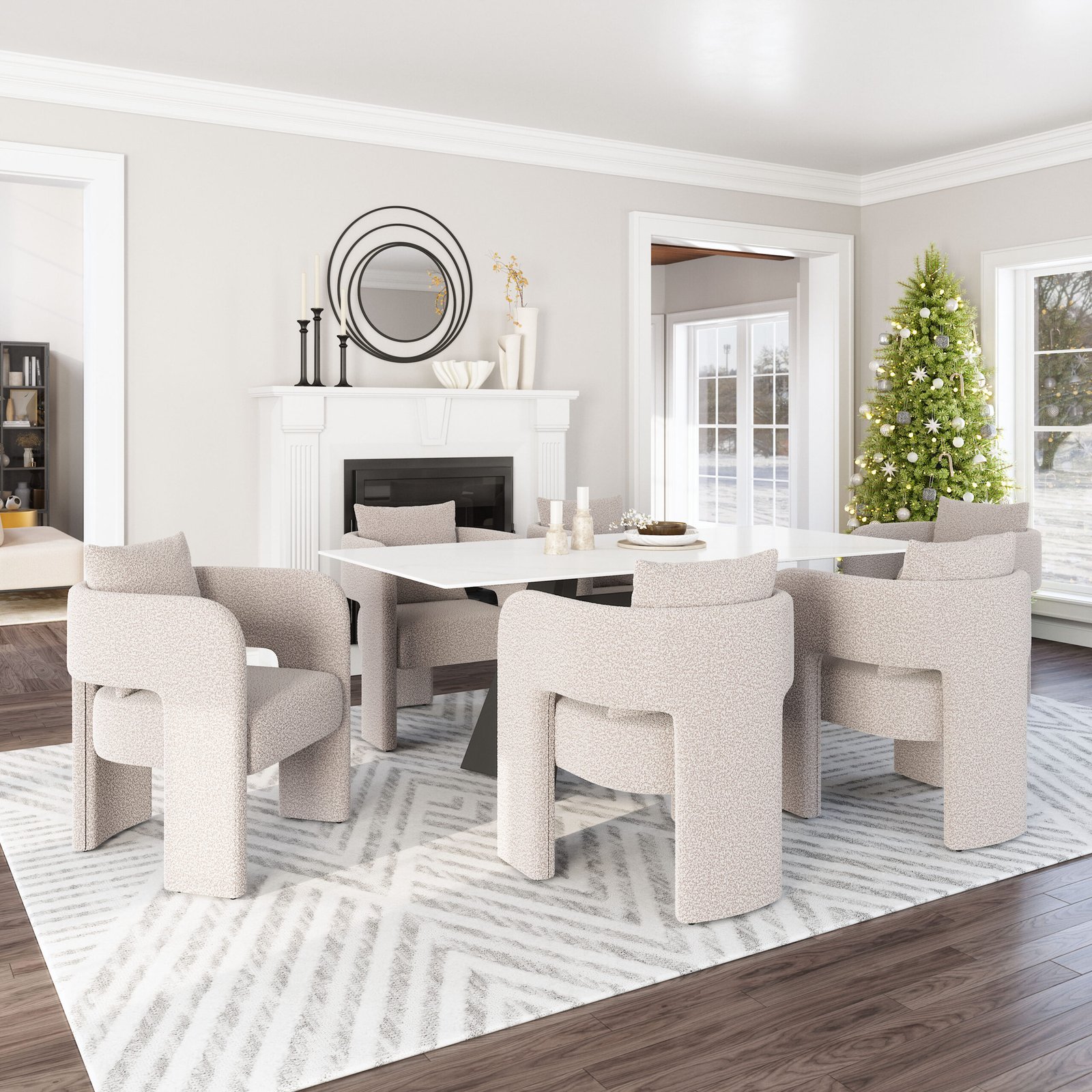 Melilla Dining Chair Misty Gray - Image 2