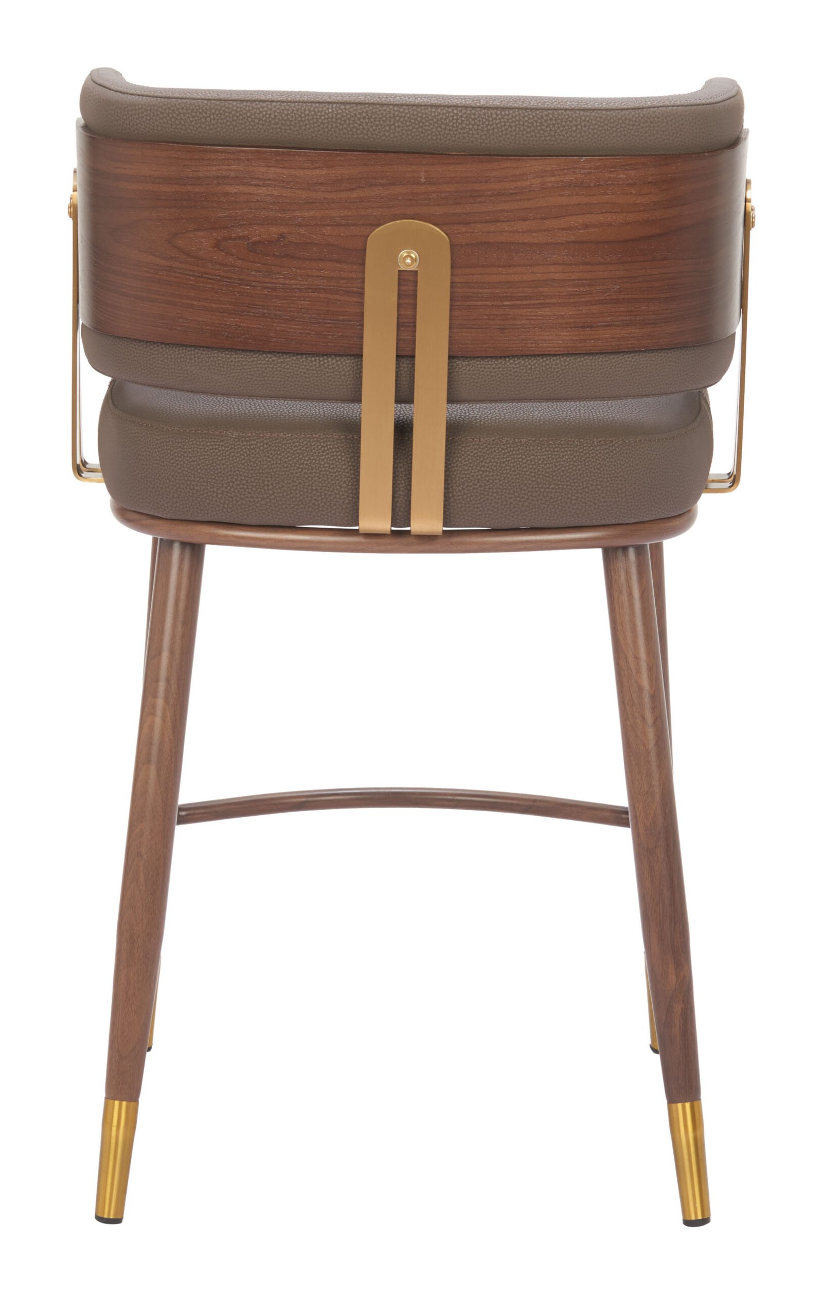 Brew Counter Stool Brown & Walnut - Image 4