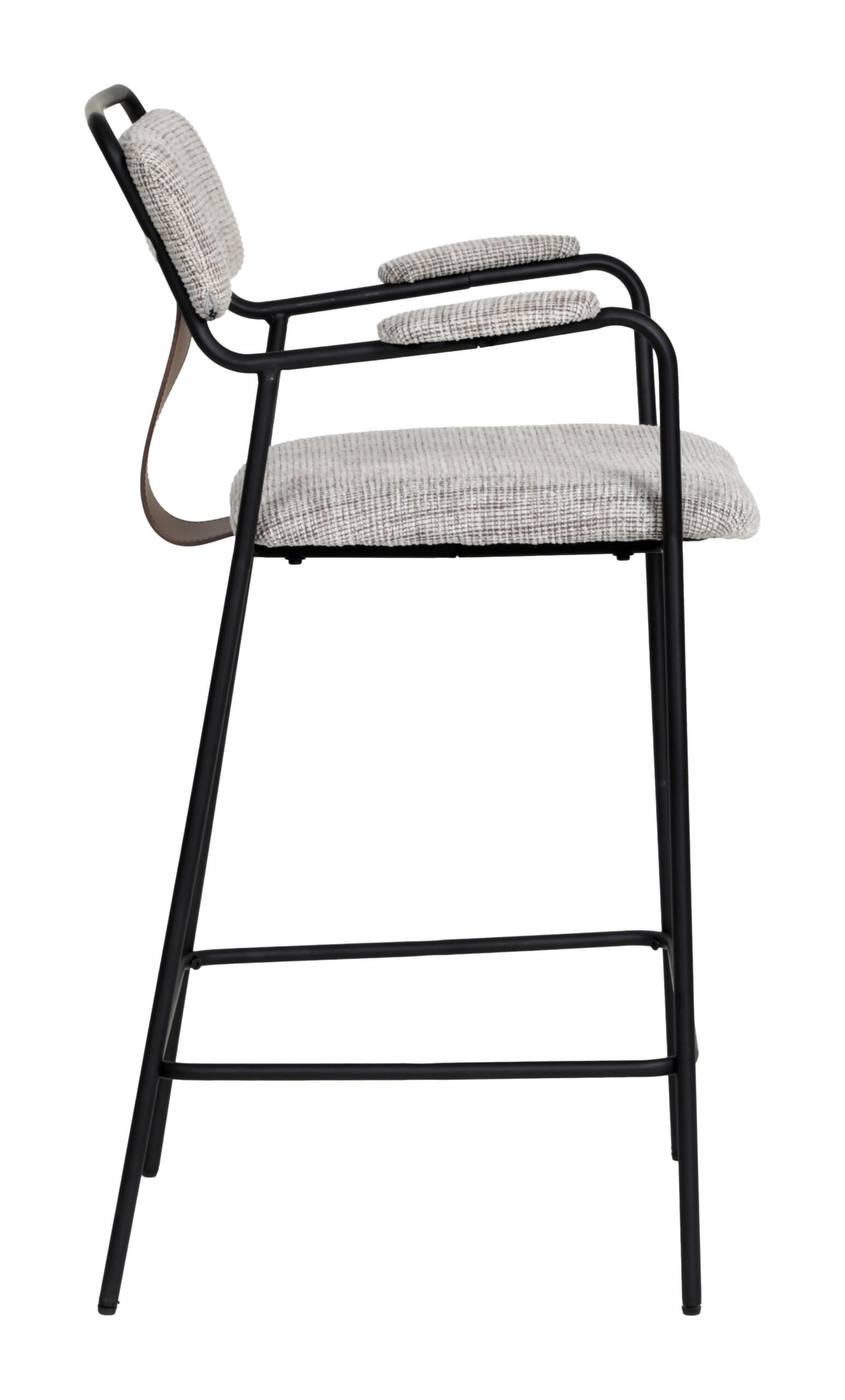 Couva Counter Stool (Set of 2) Gray Tweed - Image 2