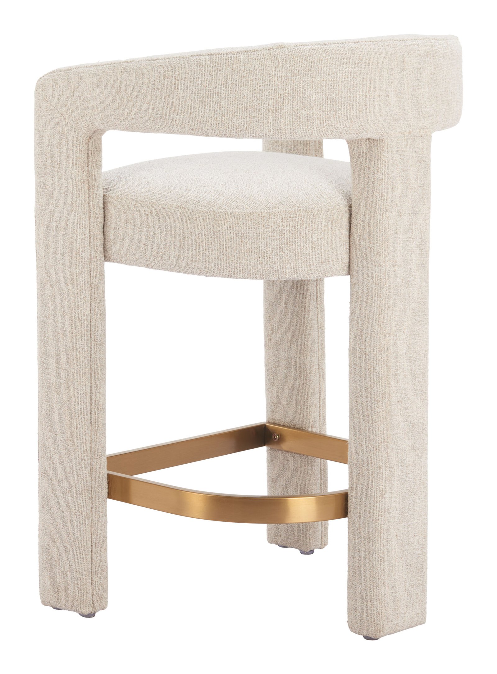 Saiko Counter Stool Beige - Image 5