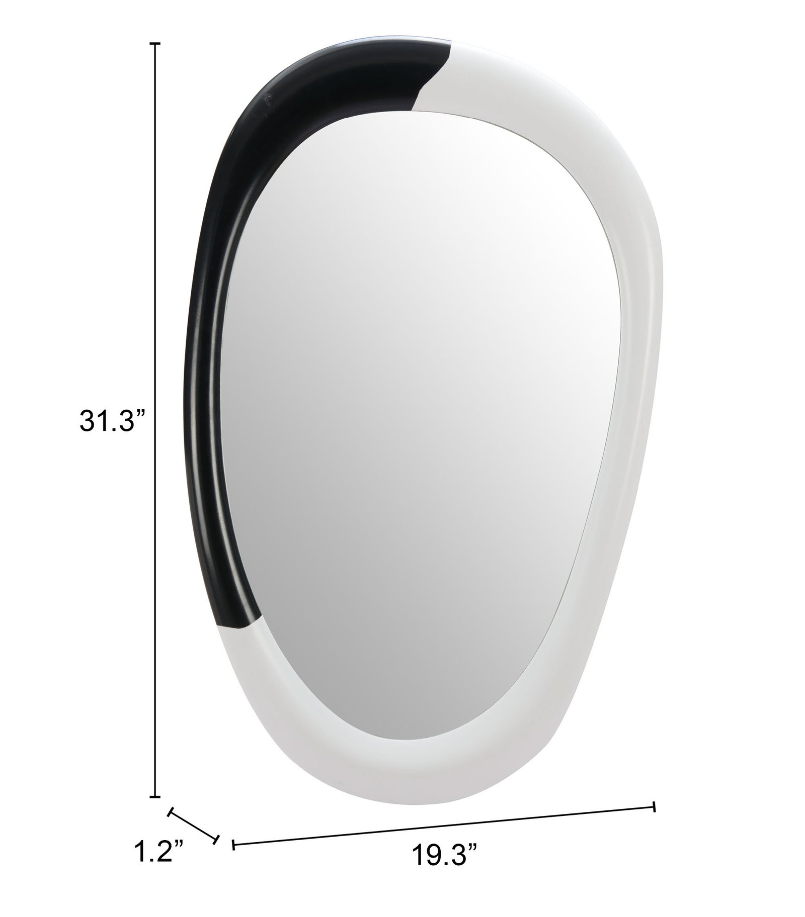 Muna Mirror White & Black - Image 5