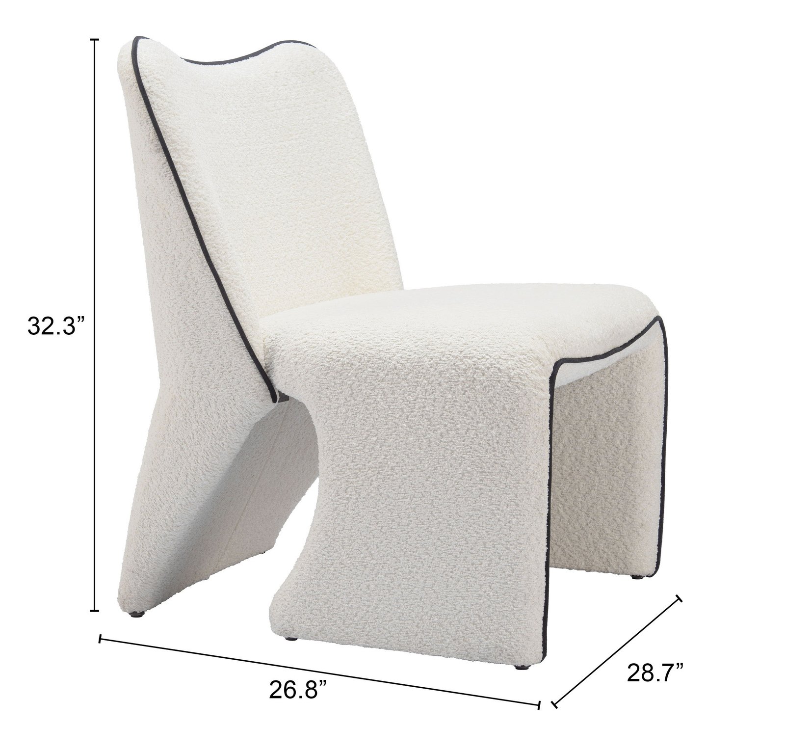 Novo Accent Chair Ivory - Image 8