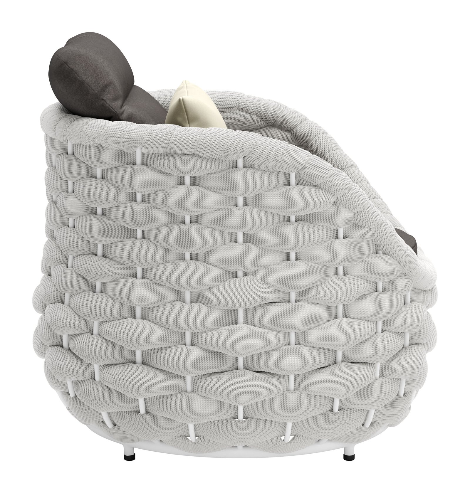 Coral Reef Accent Chair Gray - Image 3