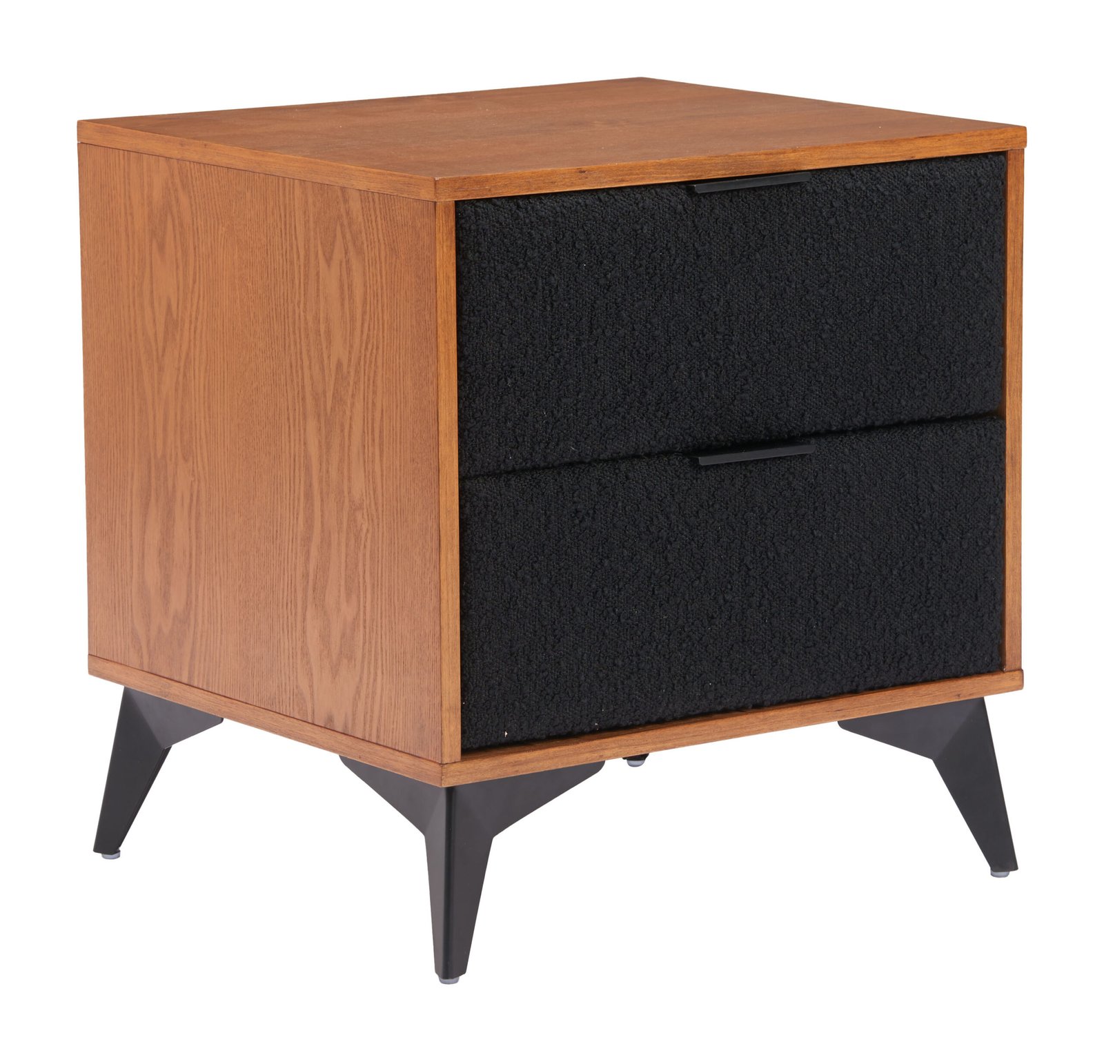 Zarif Nightstand Black & Walnut - Image 8
