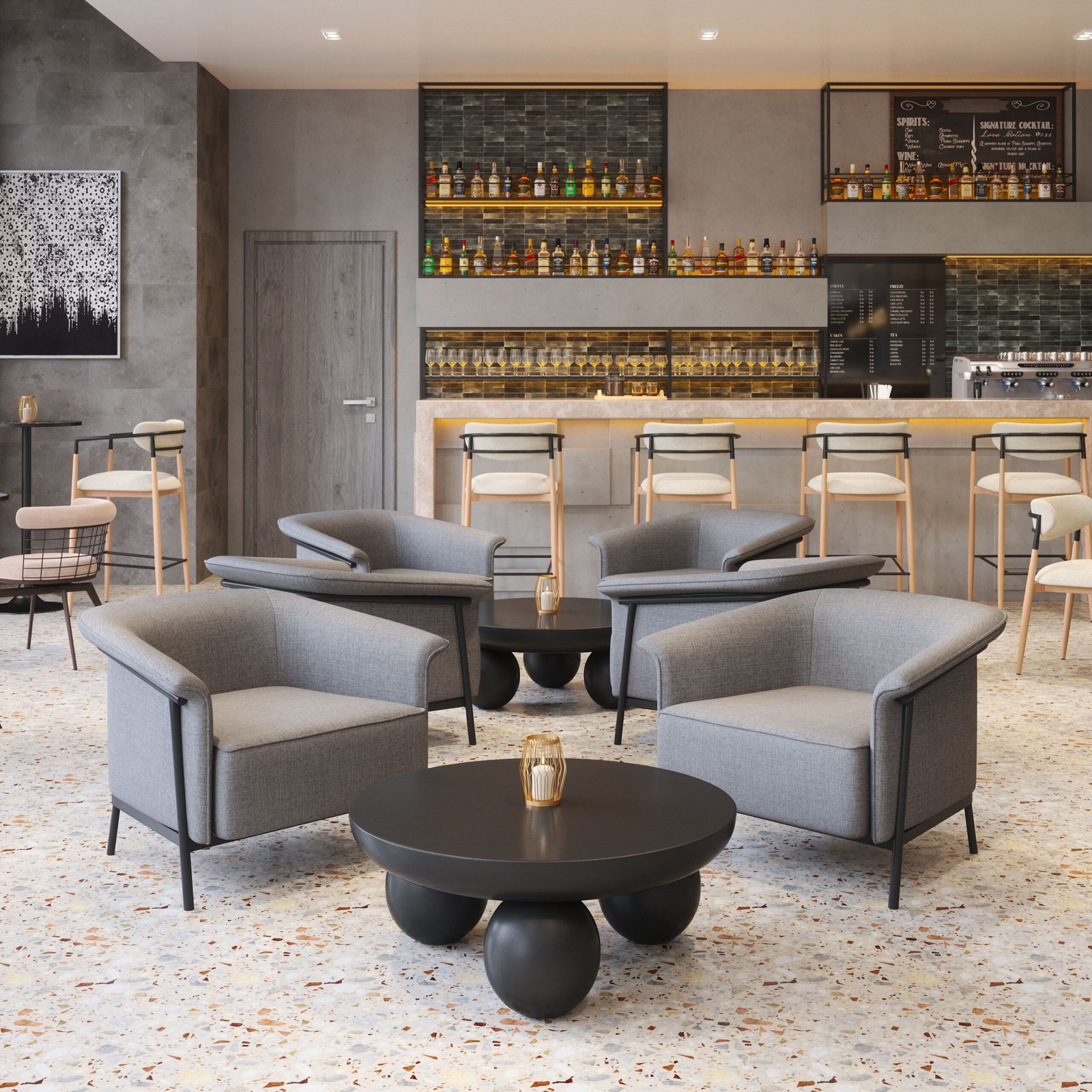 Burry Accent Chair Slate Gray - Image 2