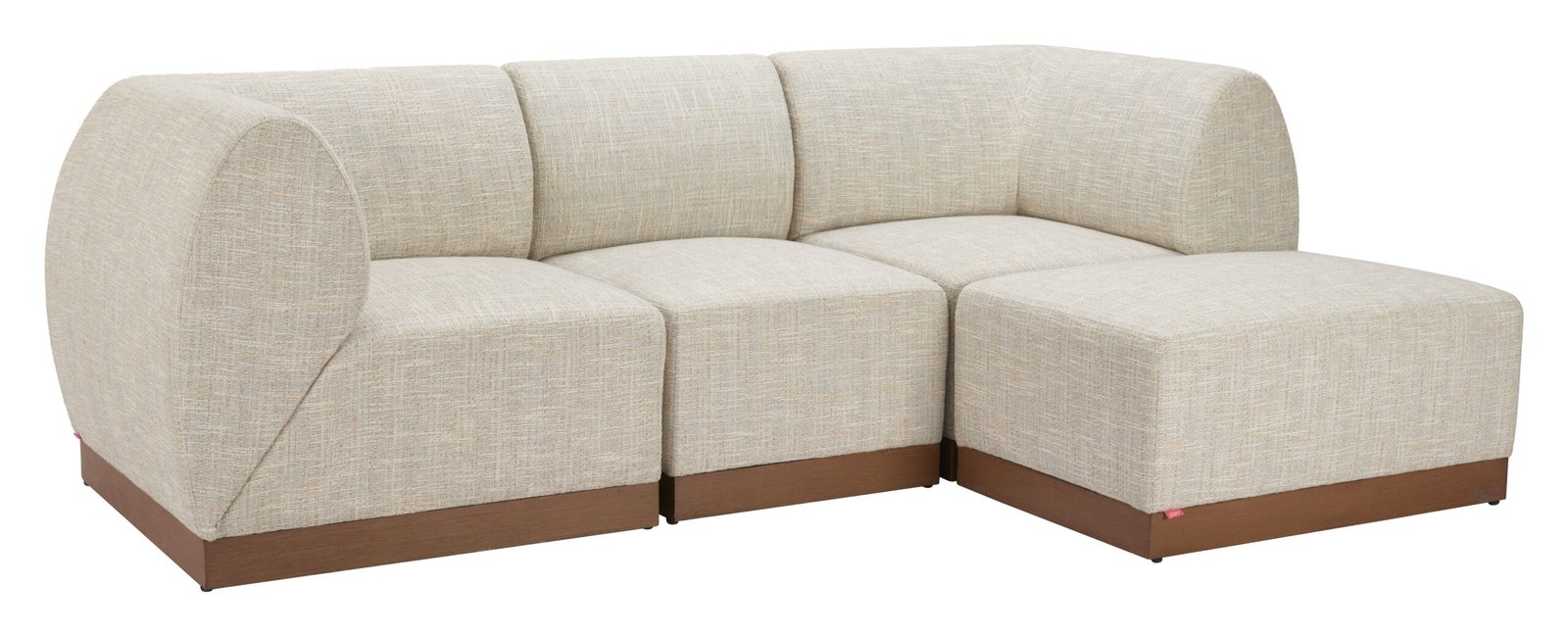 Christy Armless Chair Beige - Image 12