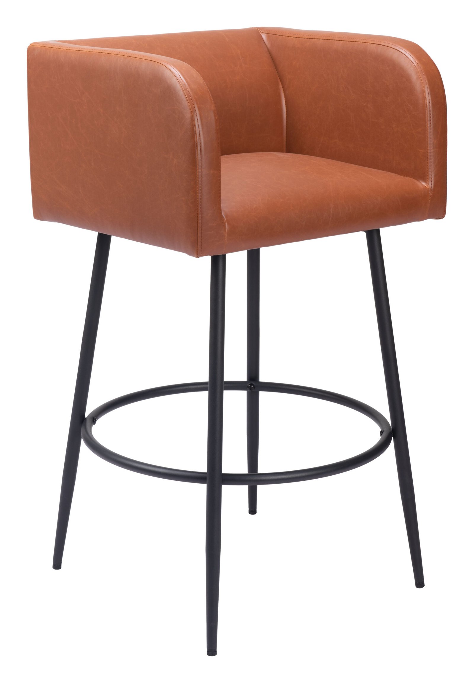 Horbat Barstool (Set of 2) Brown - Image 8