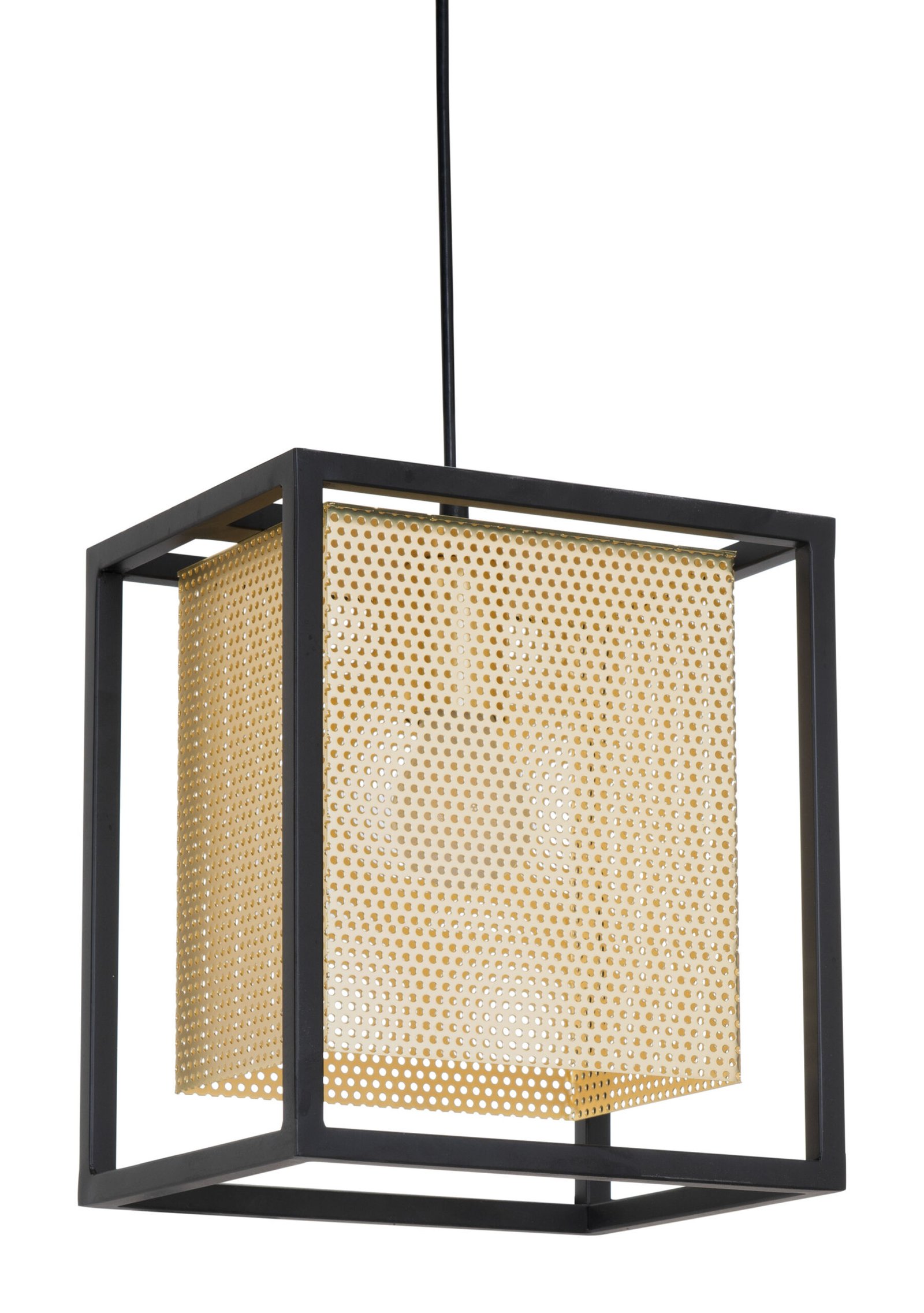 Yves Ceiling Lamp Gold & Black - Image 4