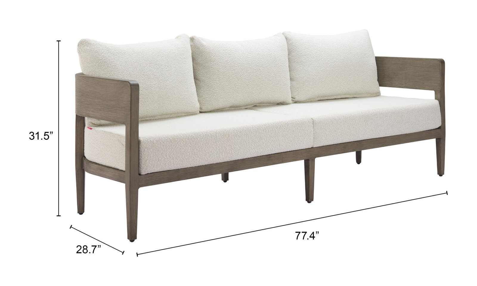 Foret Sofa Beige - Image 12