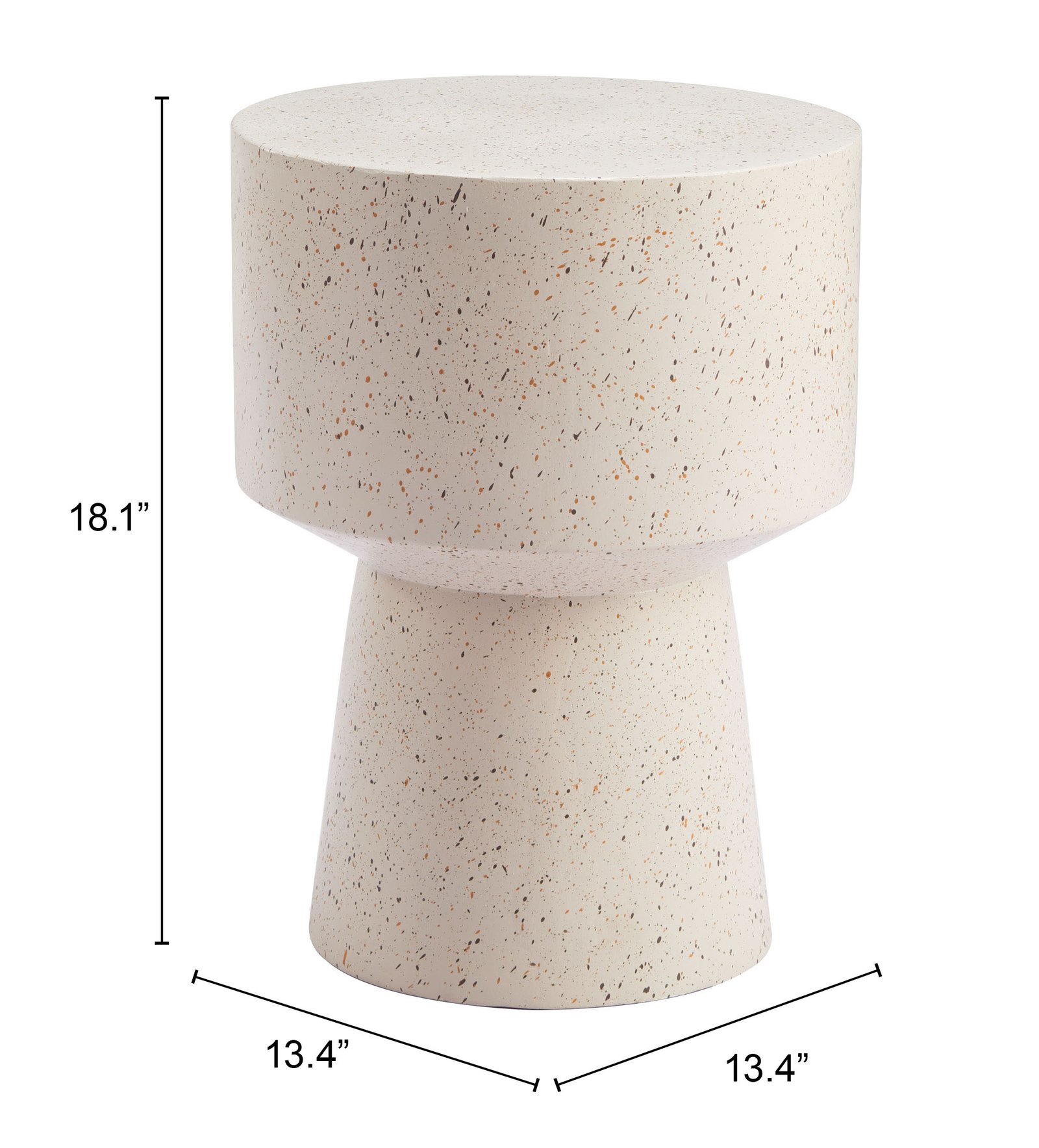 Masko Side Table Beige - Image 7