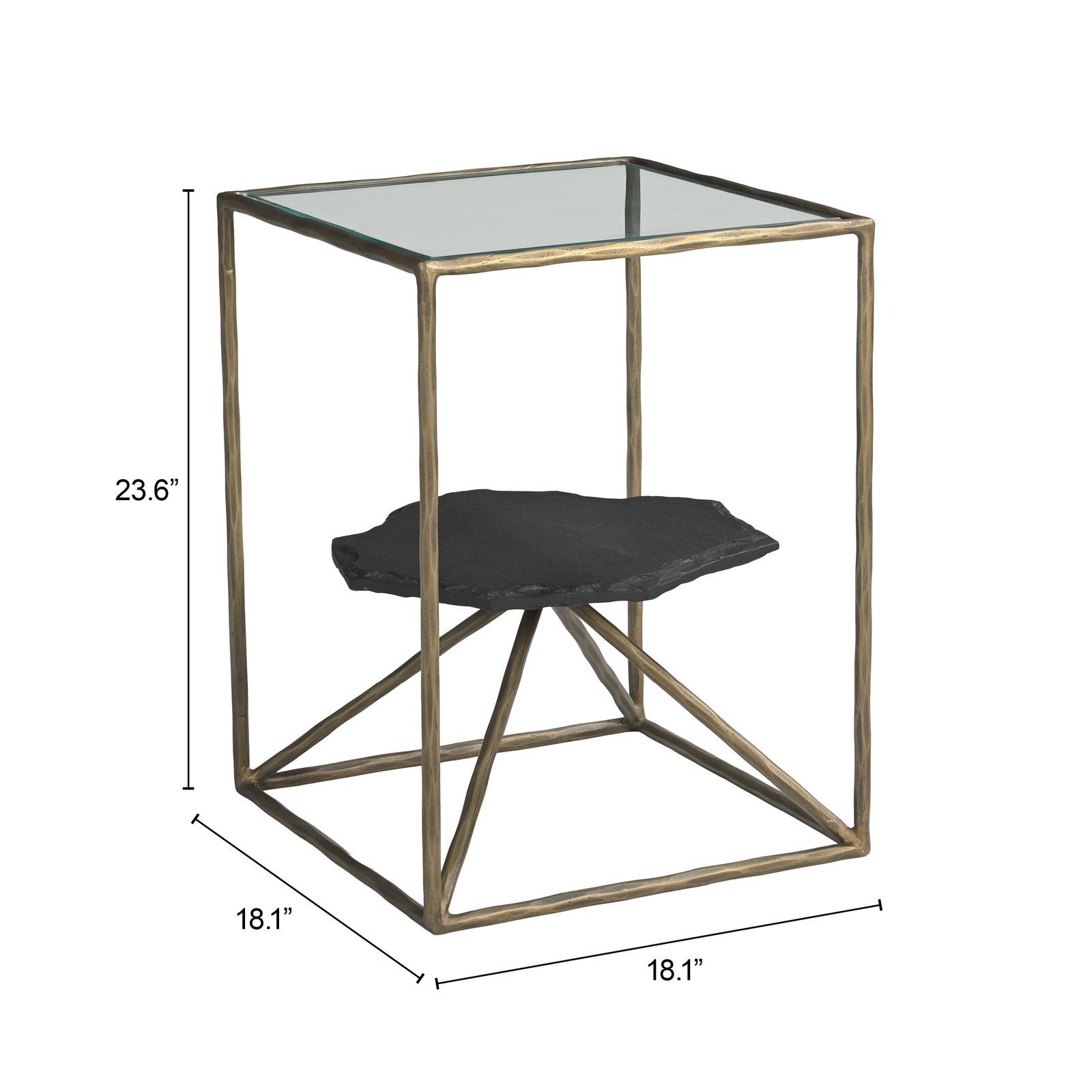 Ranol Side Table Brass - Image 7